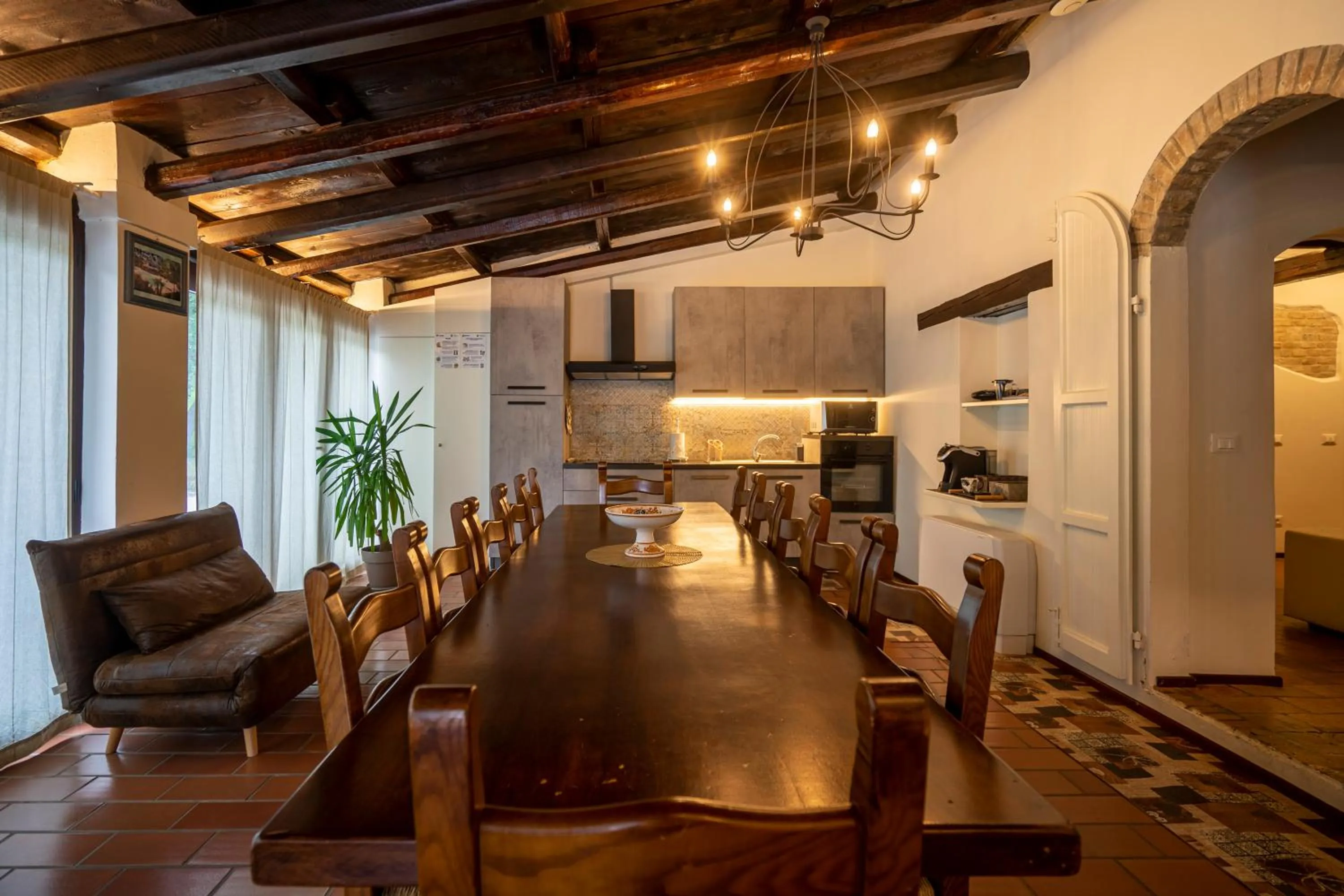 Kitchen or kitchenette in Villa Ca' Viola Rimini