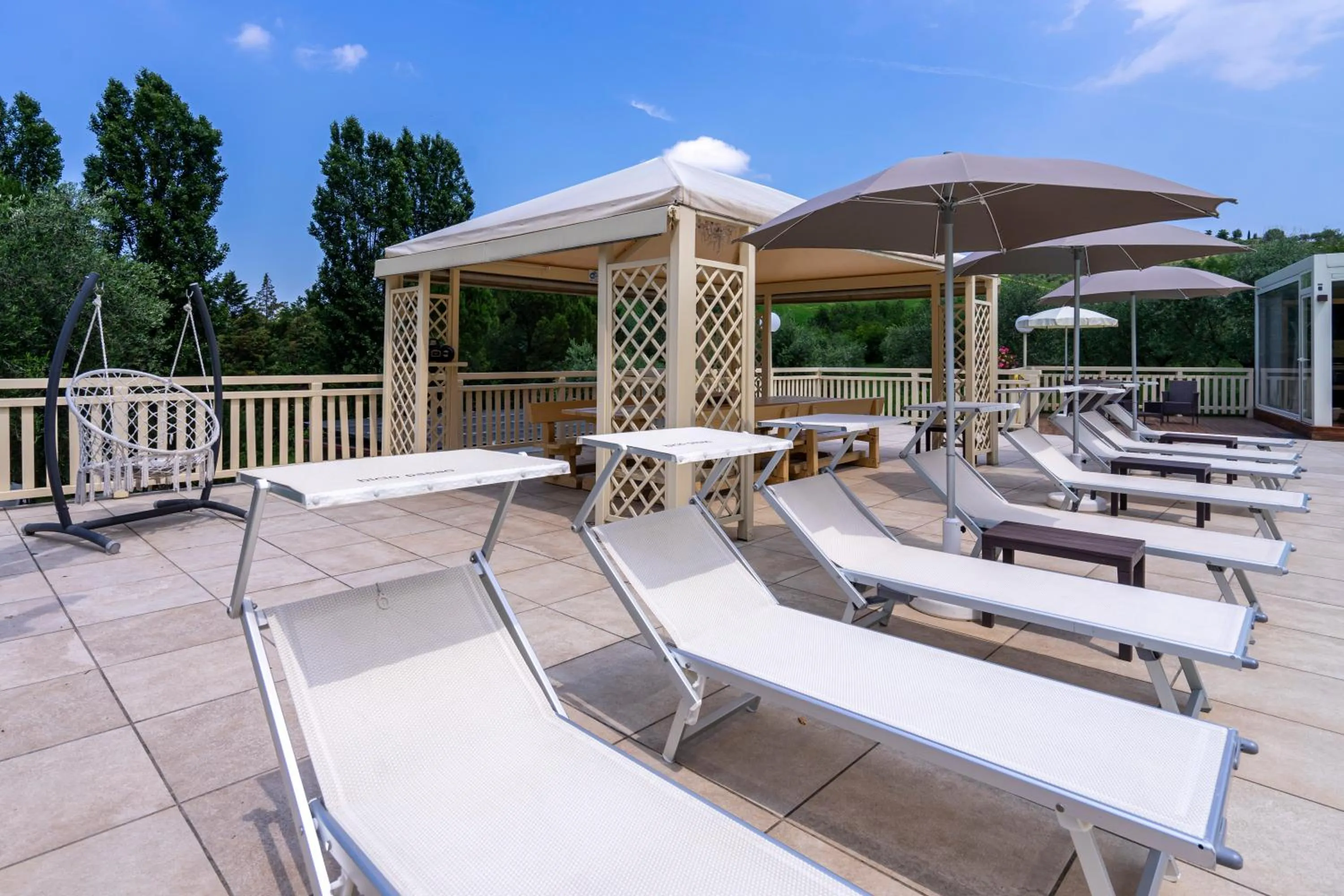 Swimming pool in Villa Ca' Viola Rimini