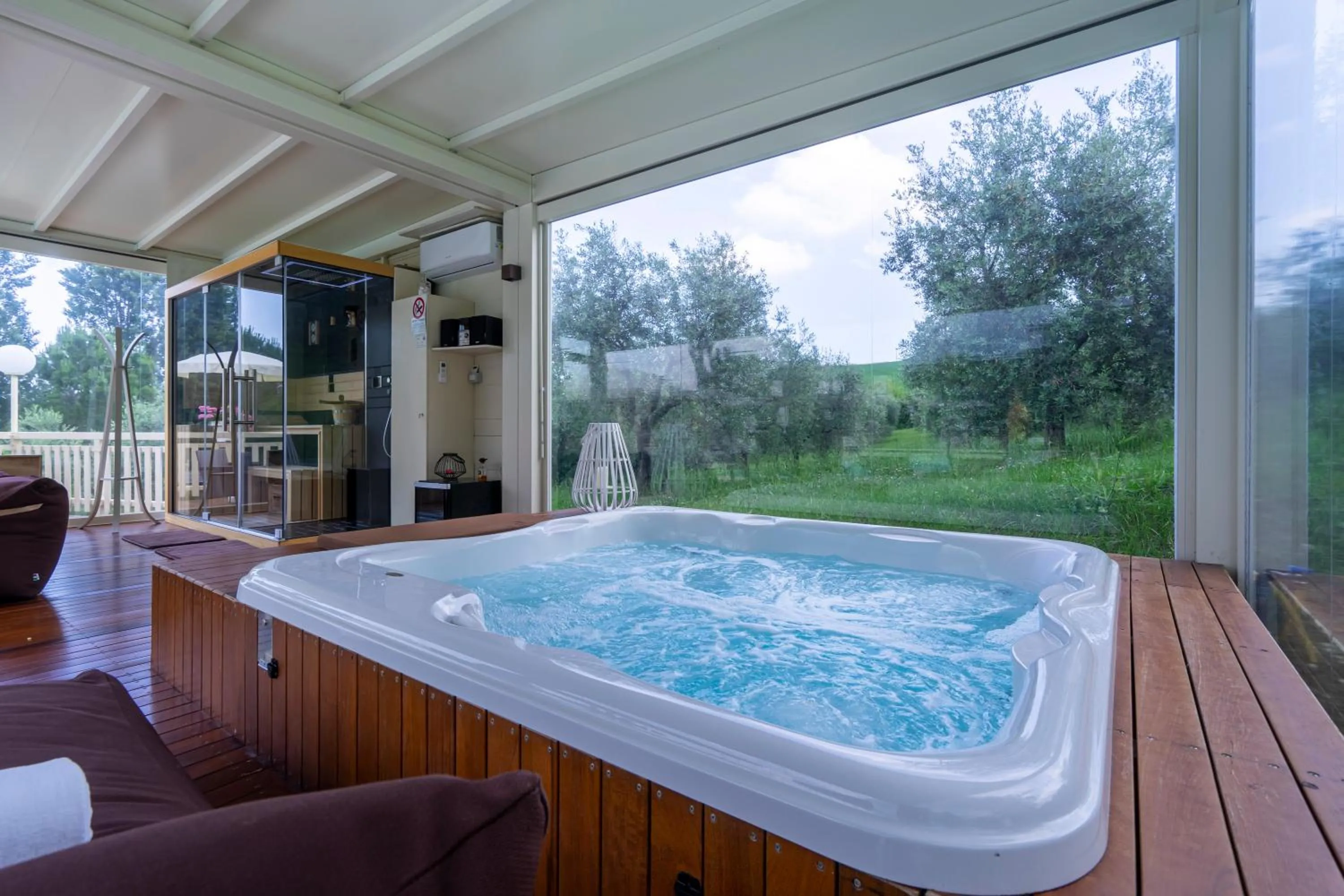 Hot Tub in Villa Ca' Viola Rimini