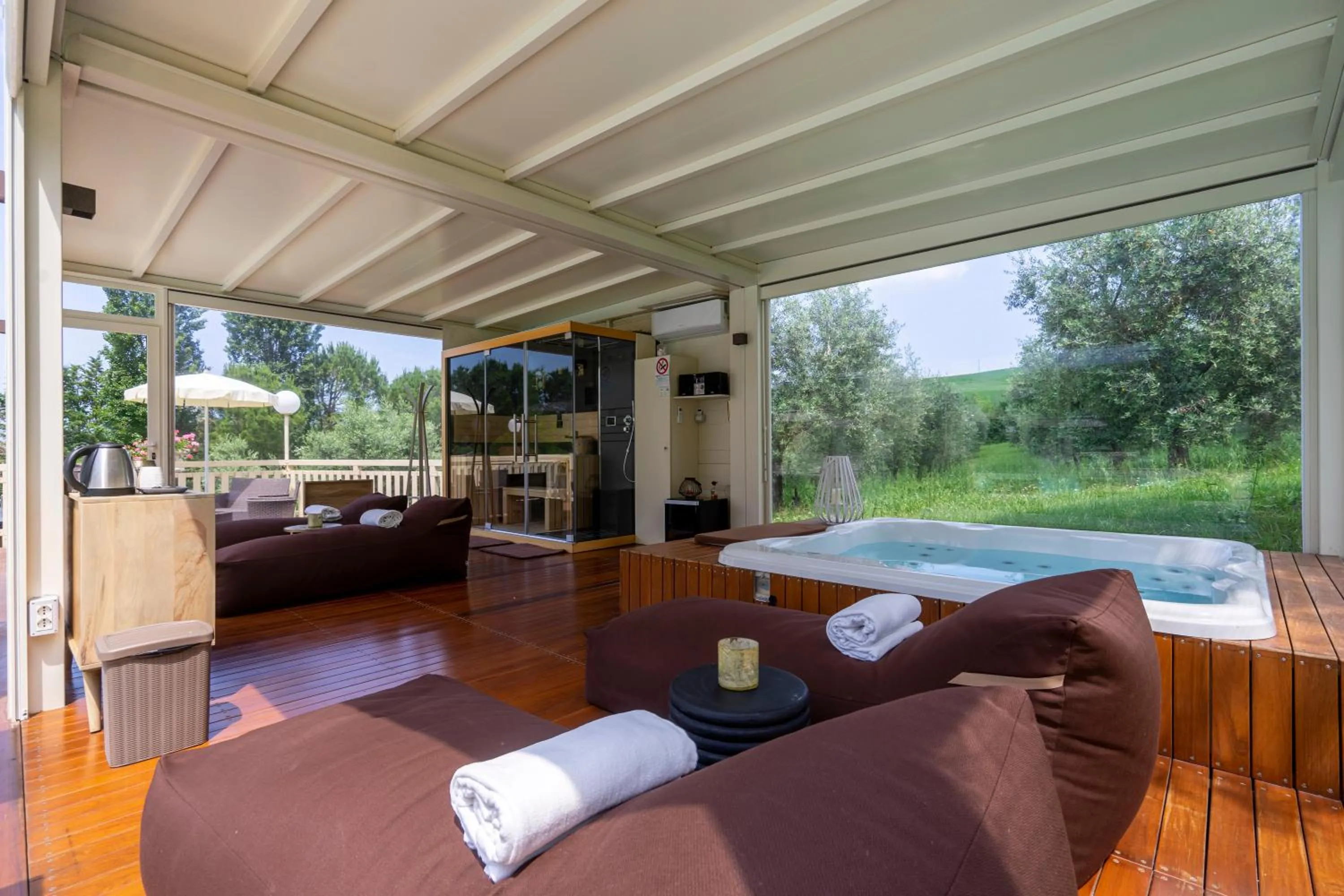 Patio in Villa Ca' Viola Rimini