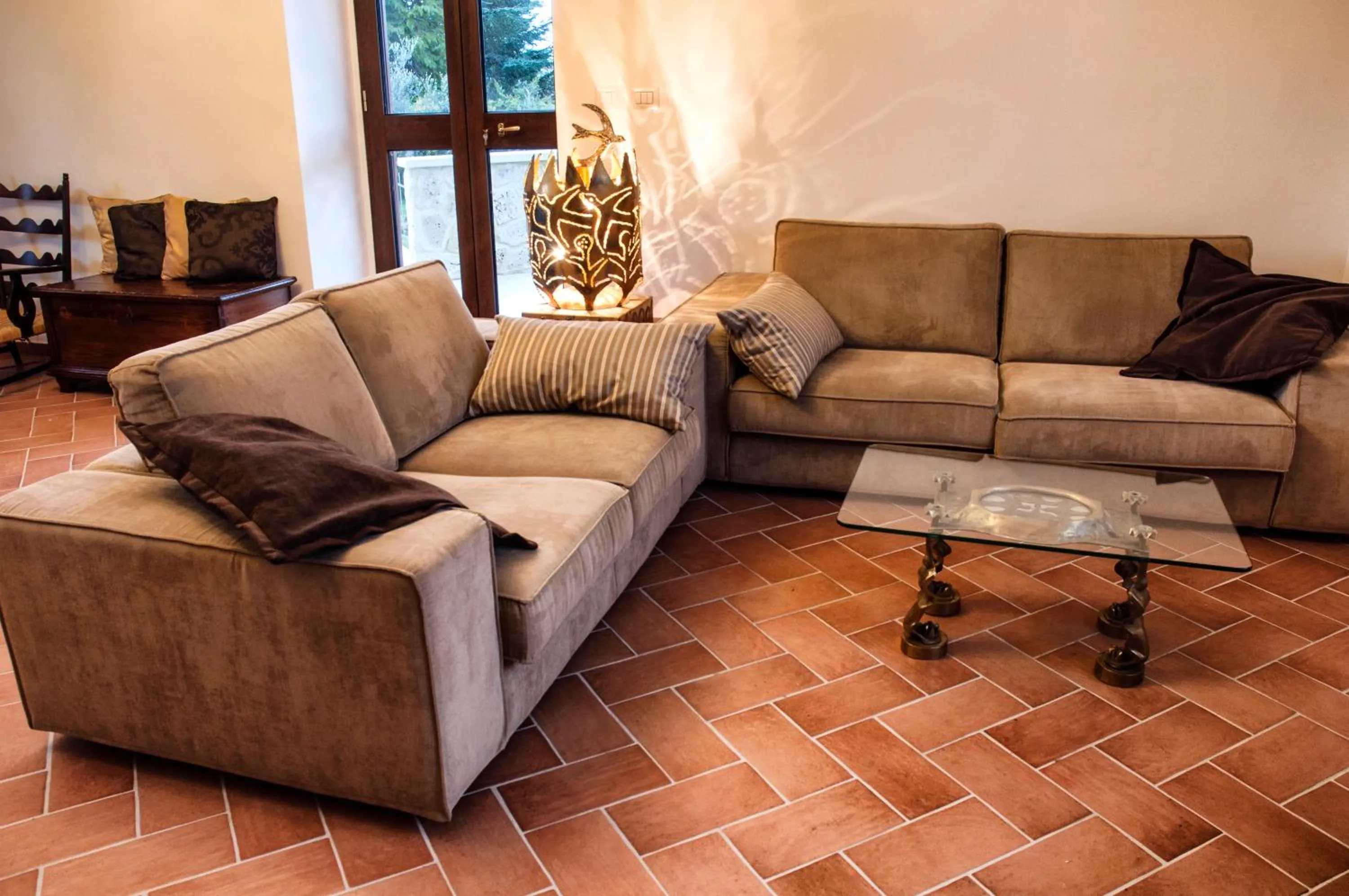 Living room in La Sorgente
