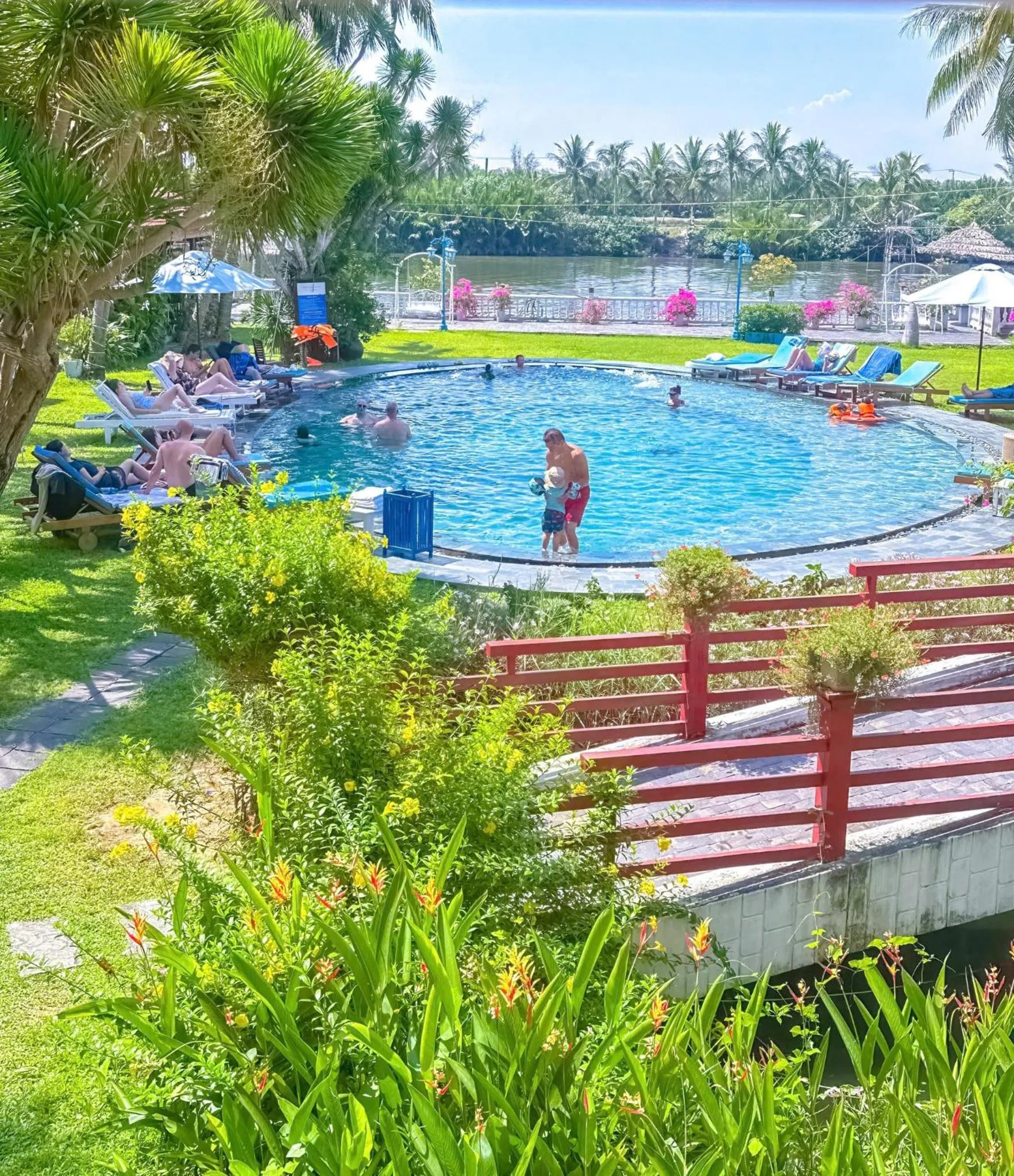 Garden view in River Beach Resort & Residences