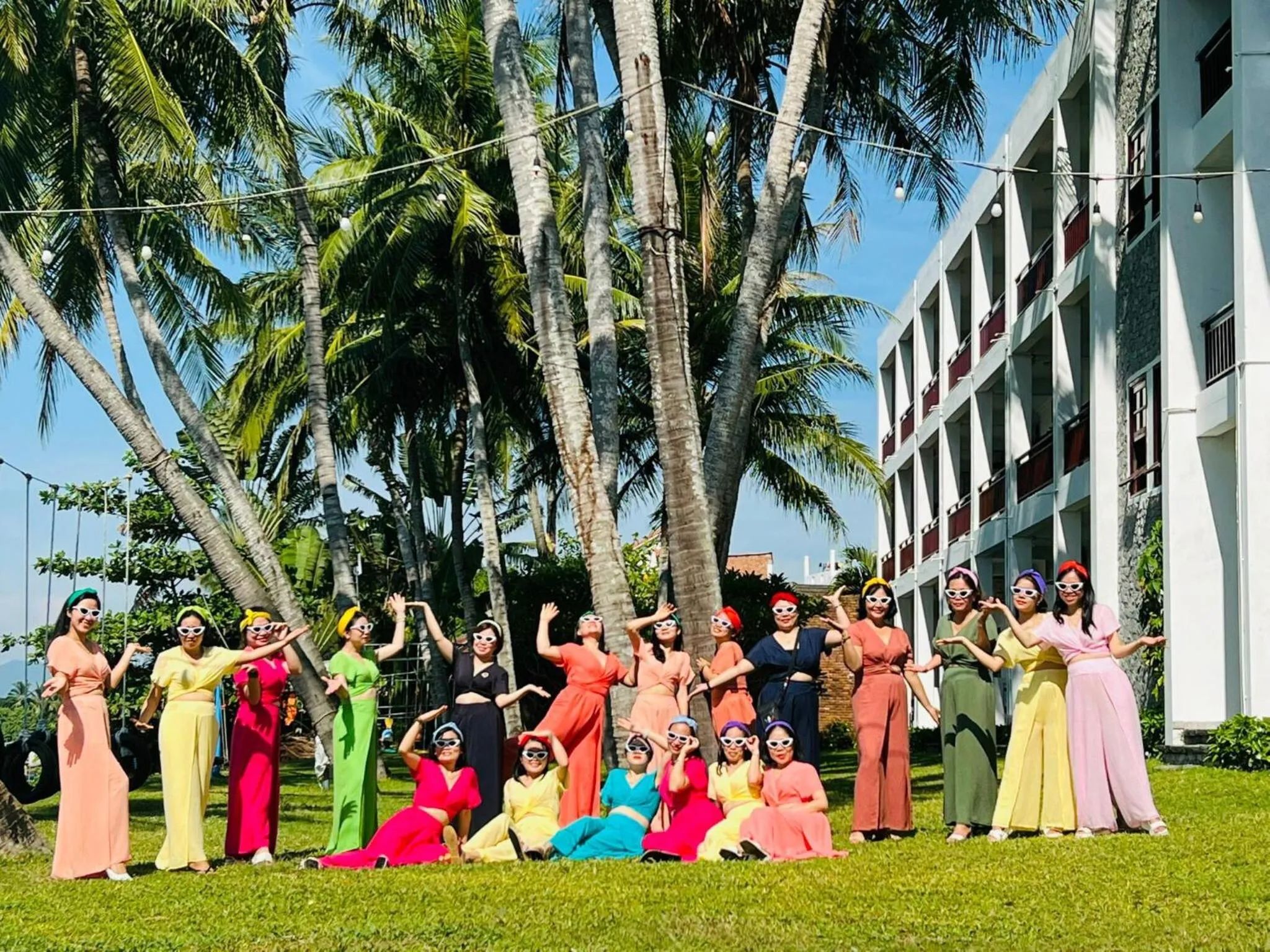 group of guests in River Beach Resort & Residences