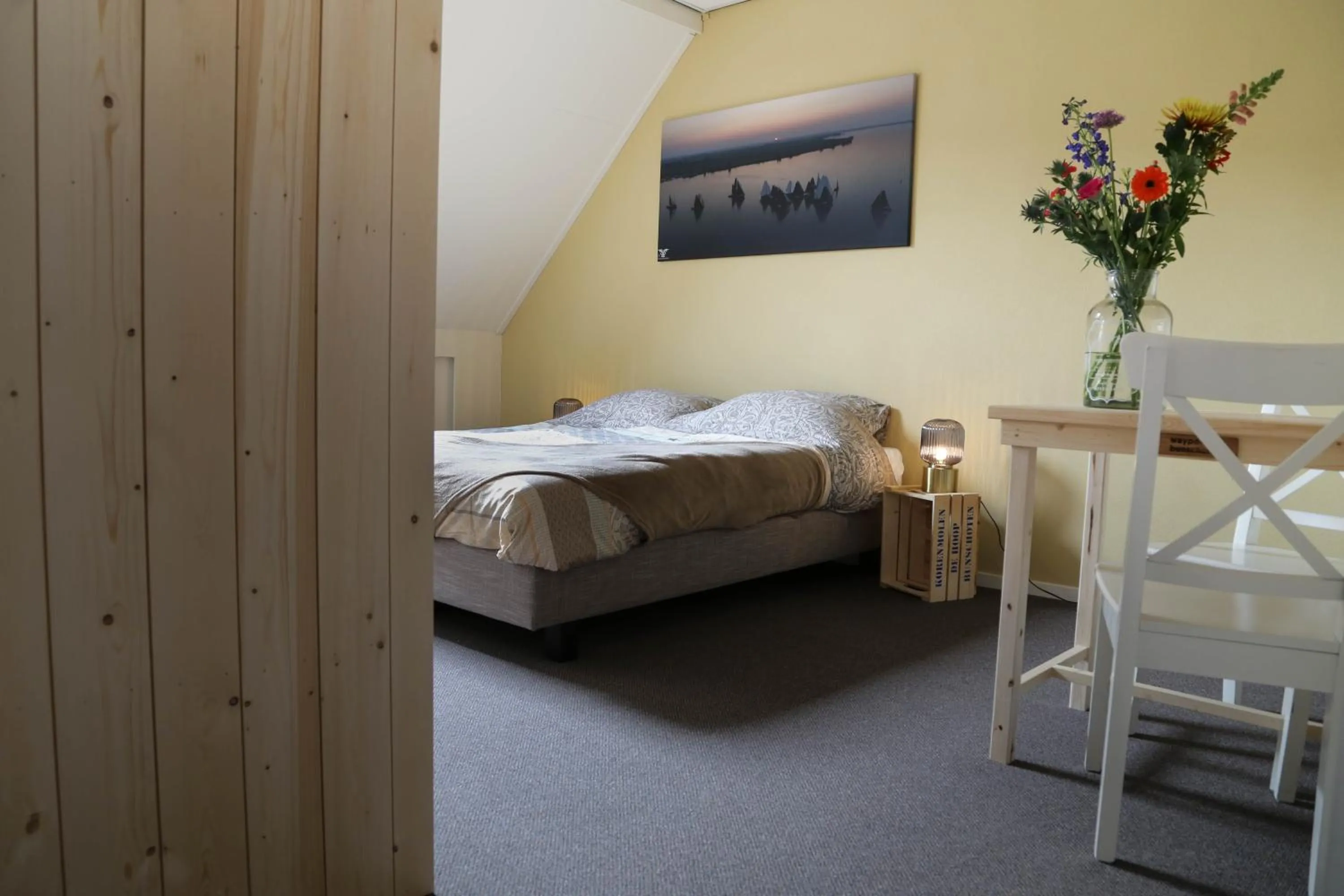 Bedroom, Bed in B&B Hartje Spakenburg