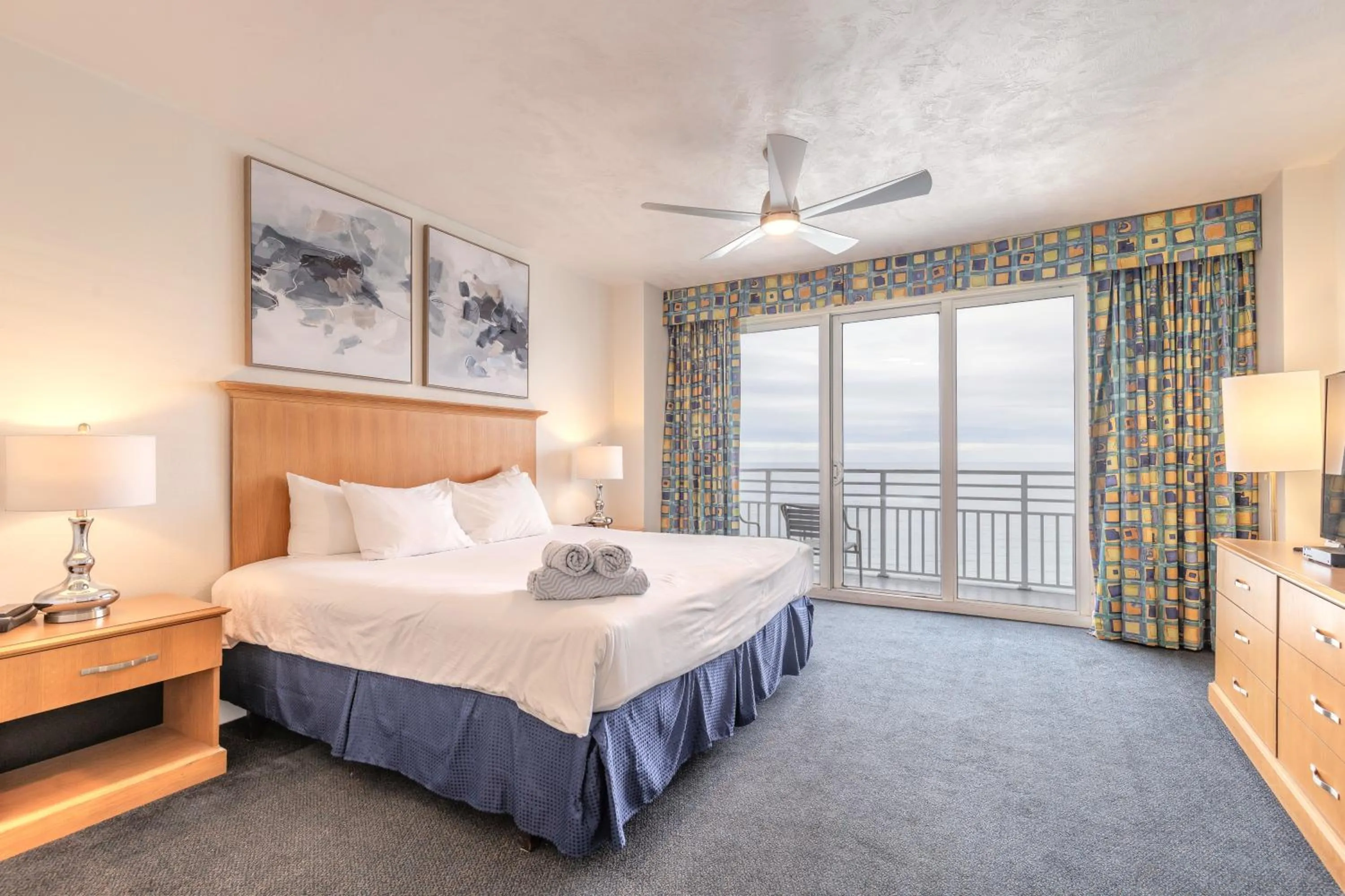 Bed in Beachfront Bliss at Ocean Walk Resort - Unit 1701