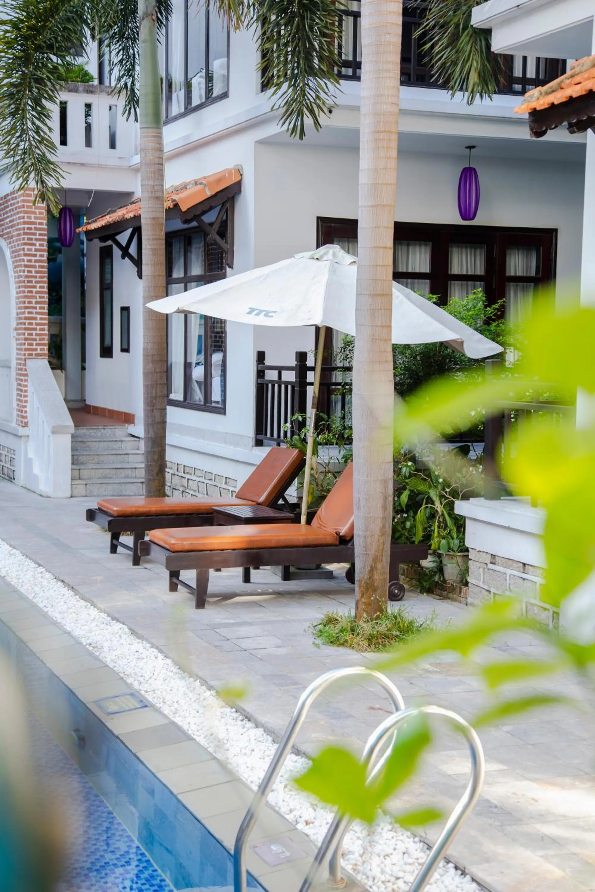 Swimming pool in TTC Hotel - Hoi An