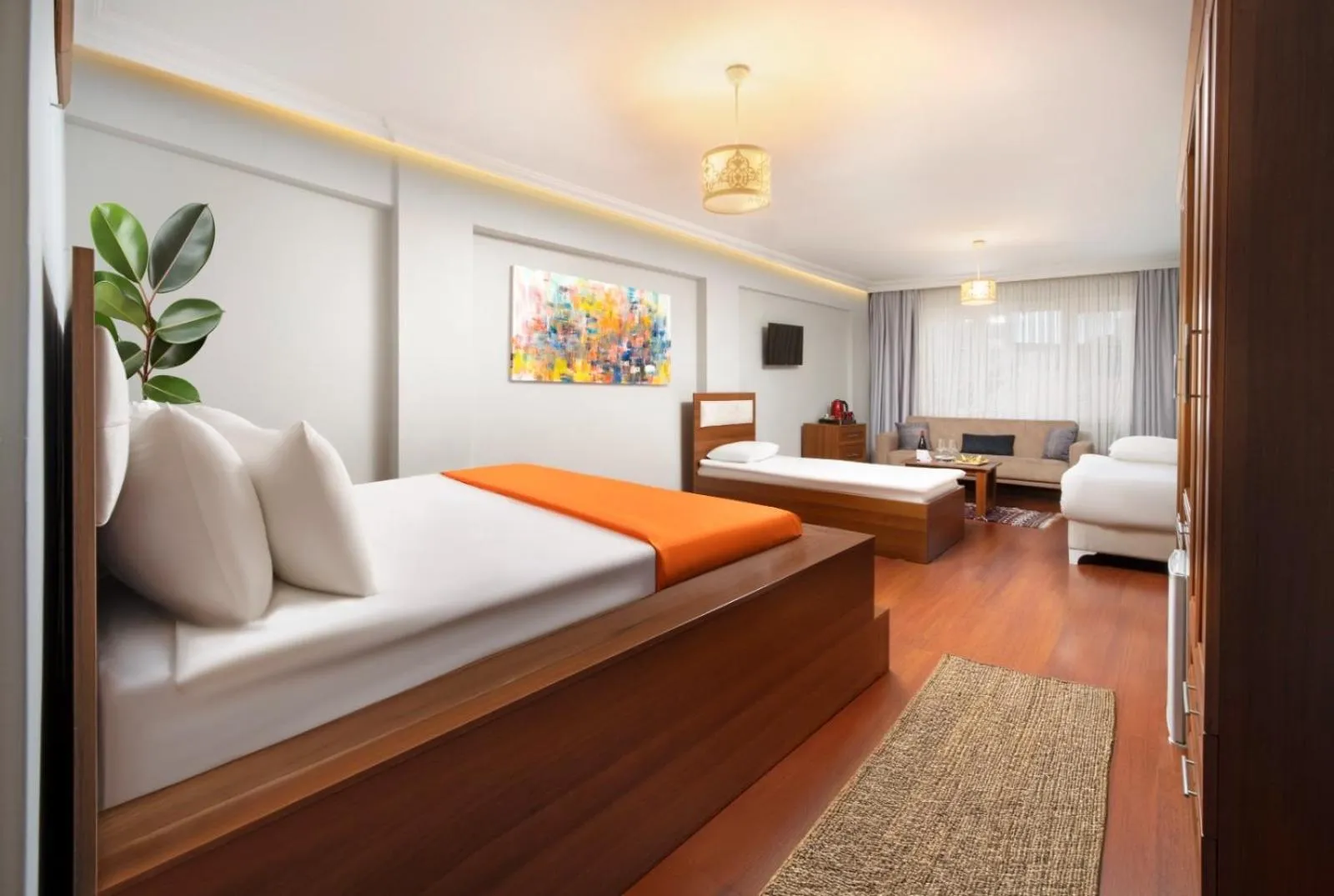 Photo of the whole room, Bed in Sultanahmet Enjoyer Suites