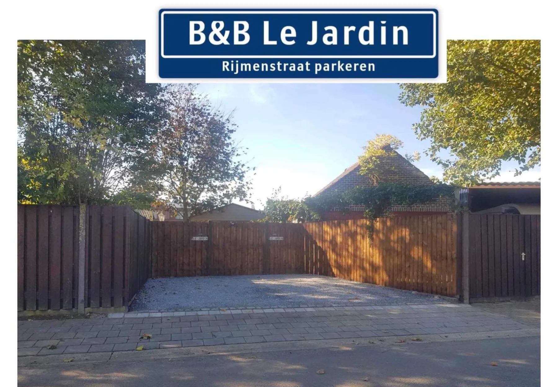 Parking in B&B Le Jardin