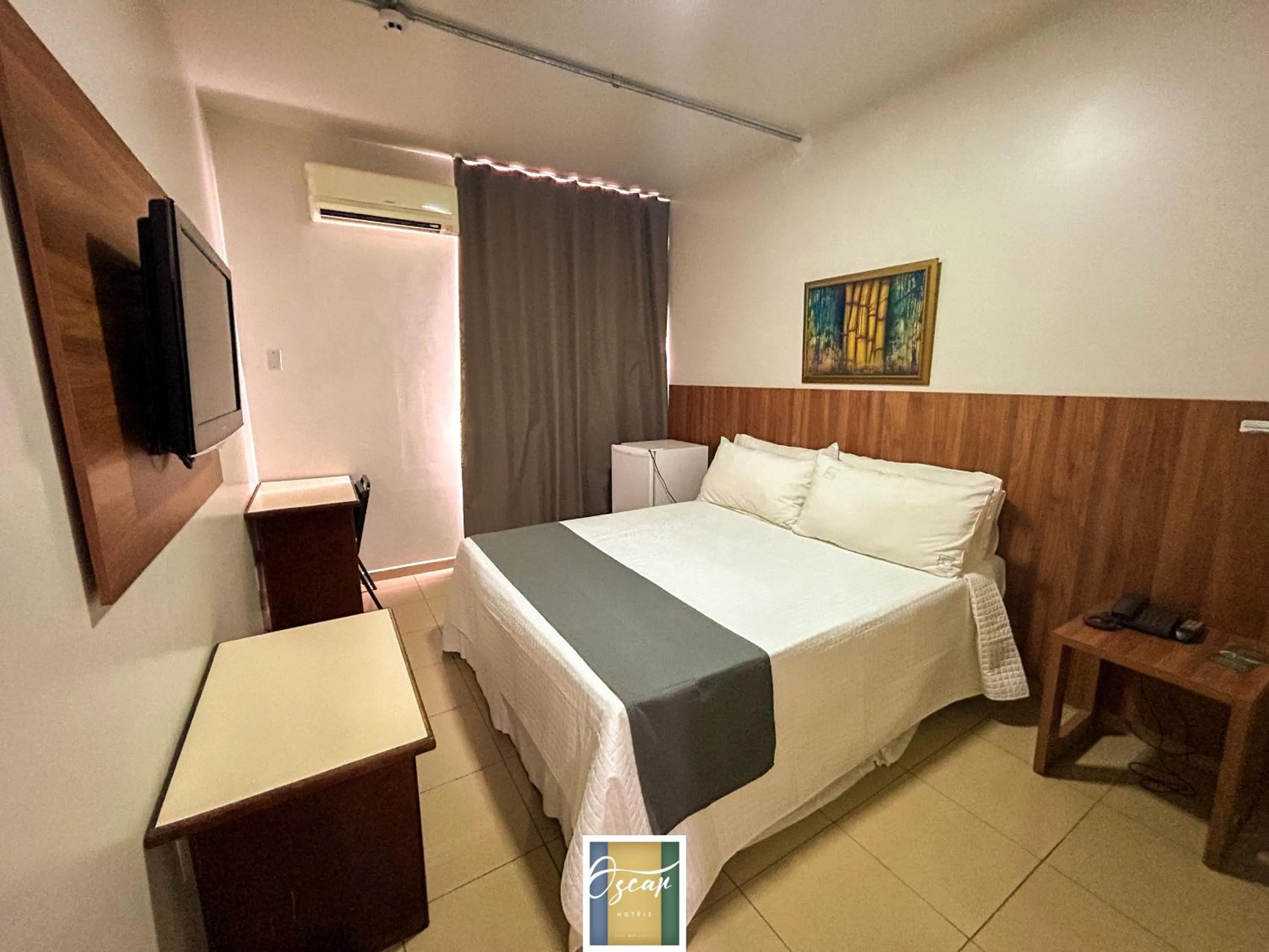 Bed in Hotel Oscar Econômico Montes Claros