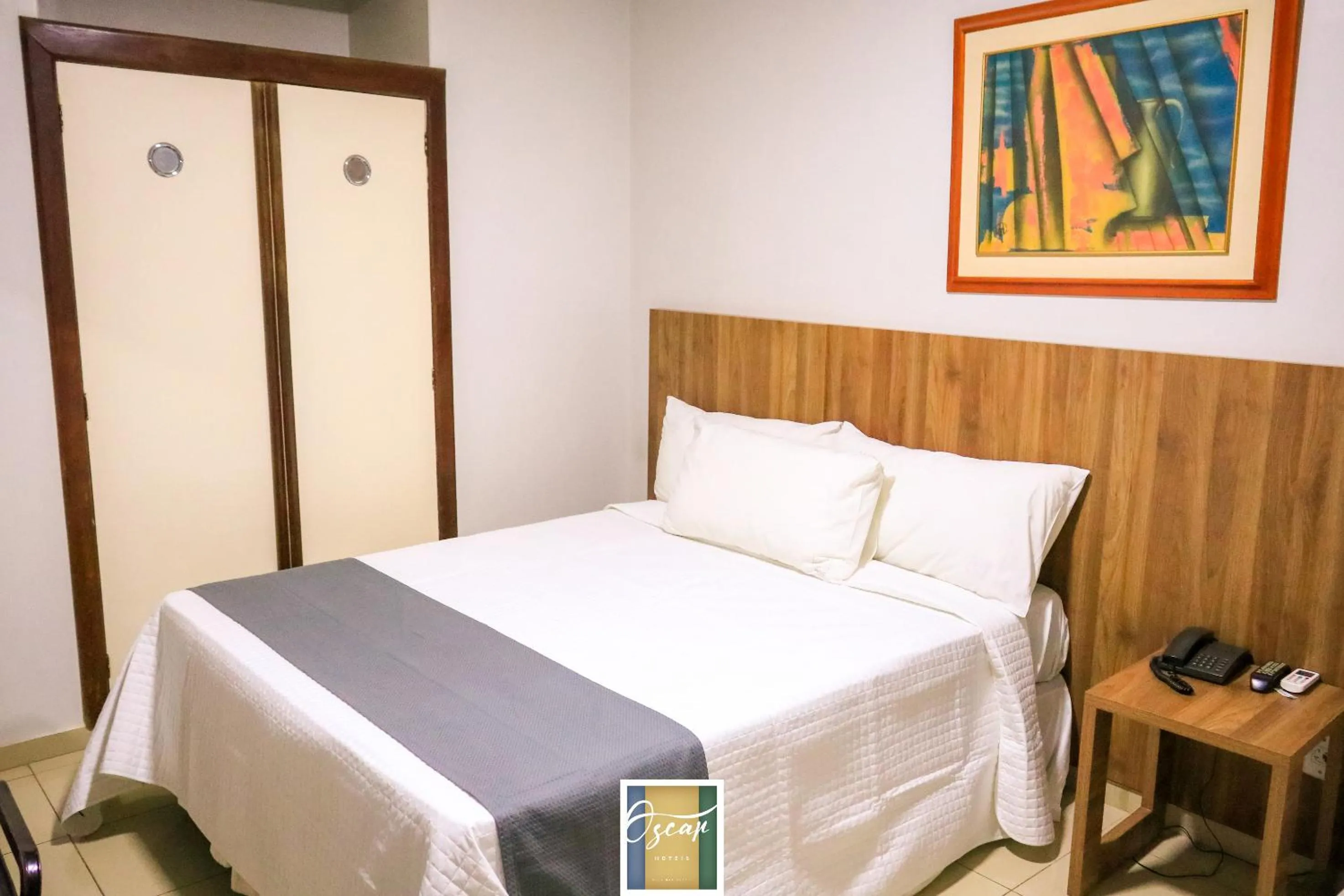 Bed in Hotel Oscar Econômico Montes Claros