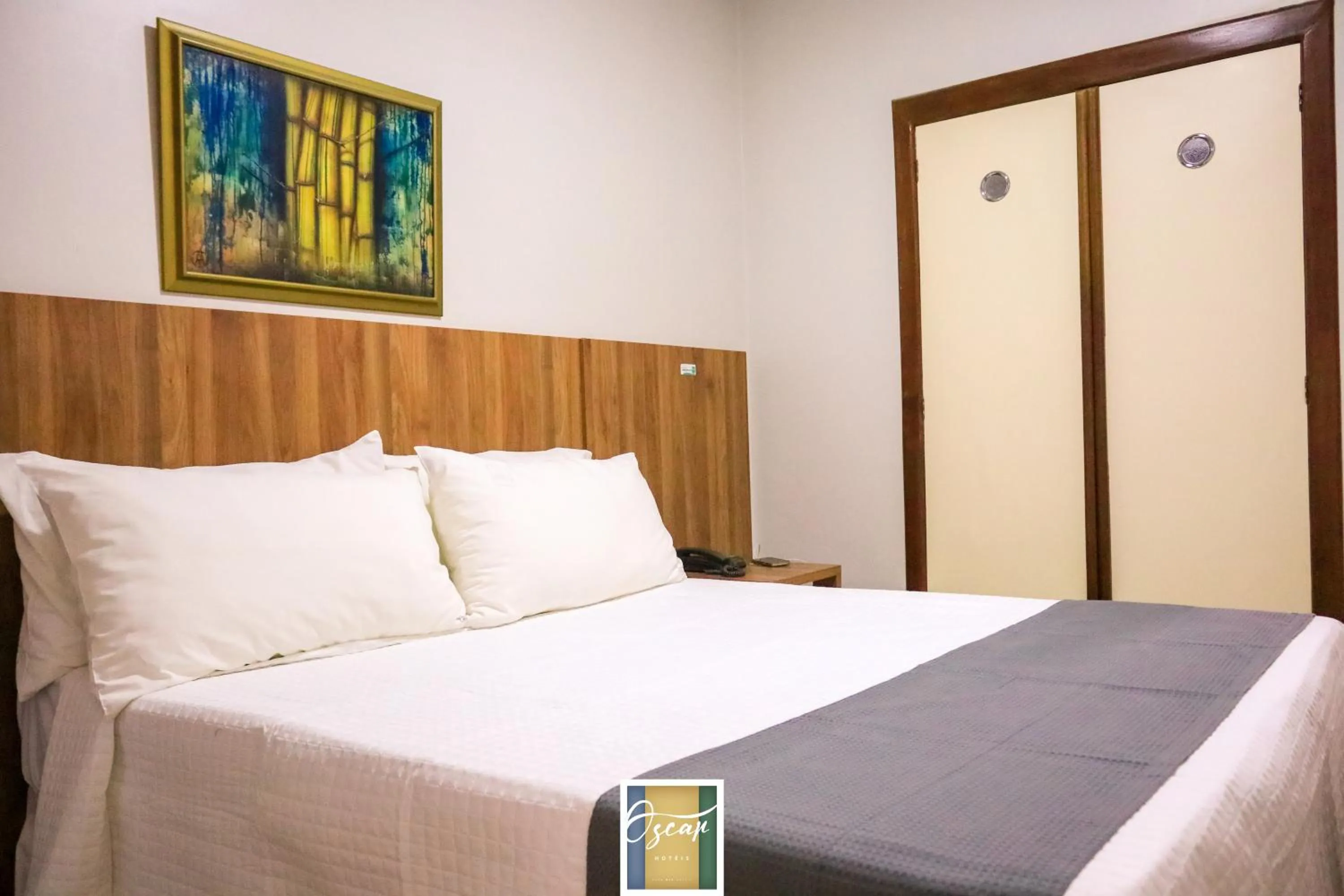 Bed in Hotel Oscar Econômico Montes Claros