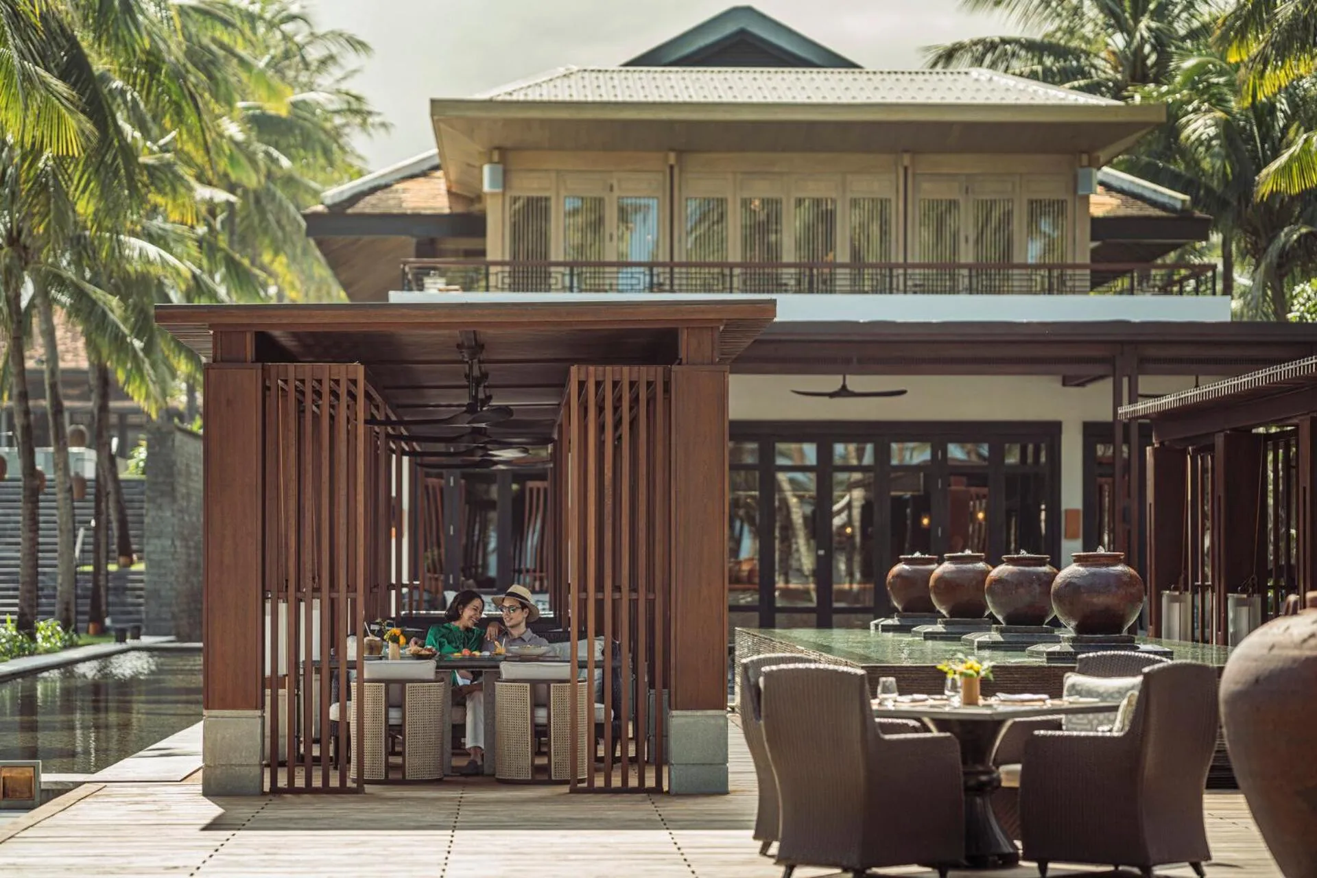 Patio in Four Seasons The Nam Hai, Hoi An, Vietnam