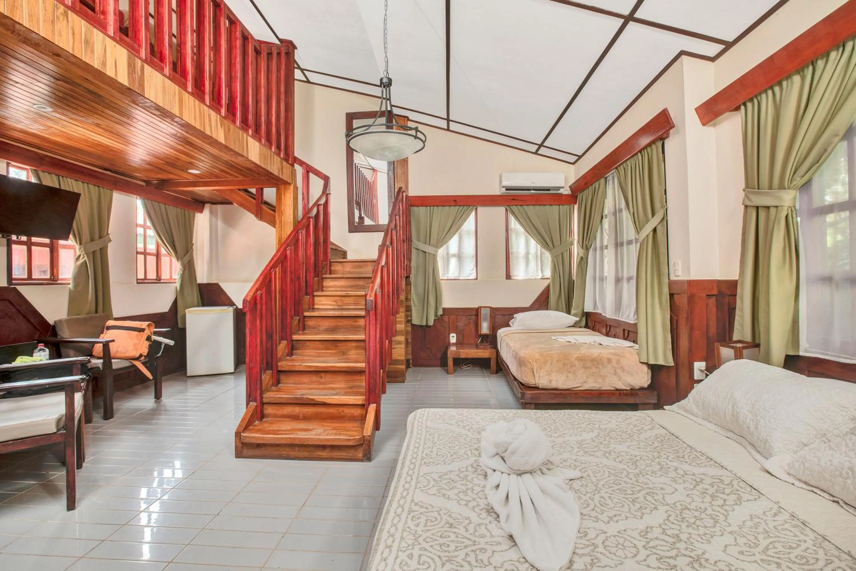 Living room, Bed in Hotel Playa Bejuco