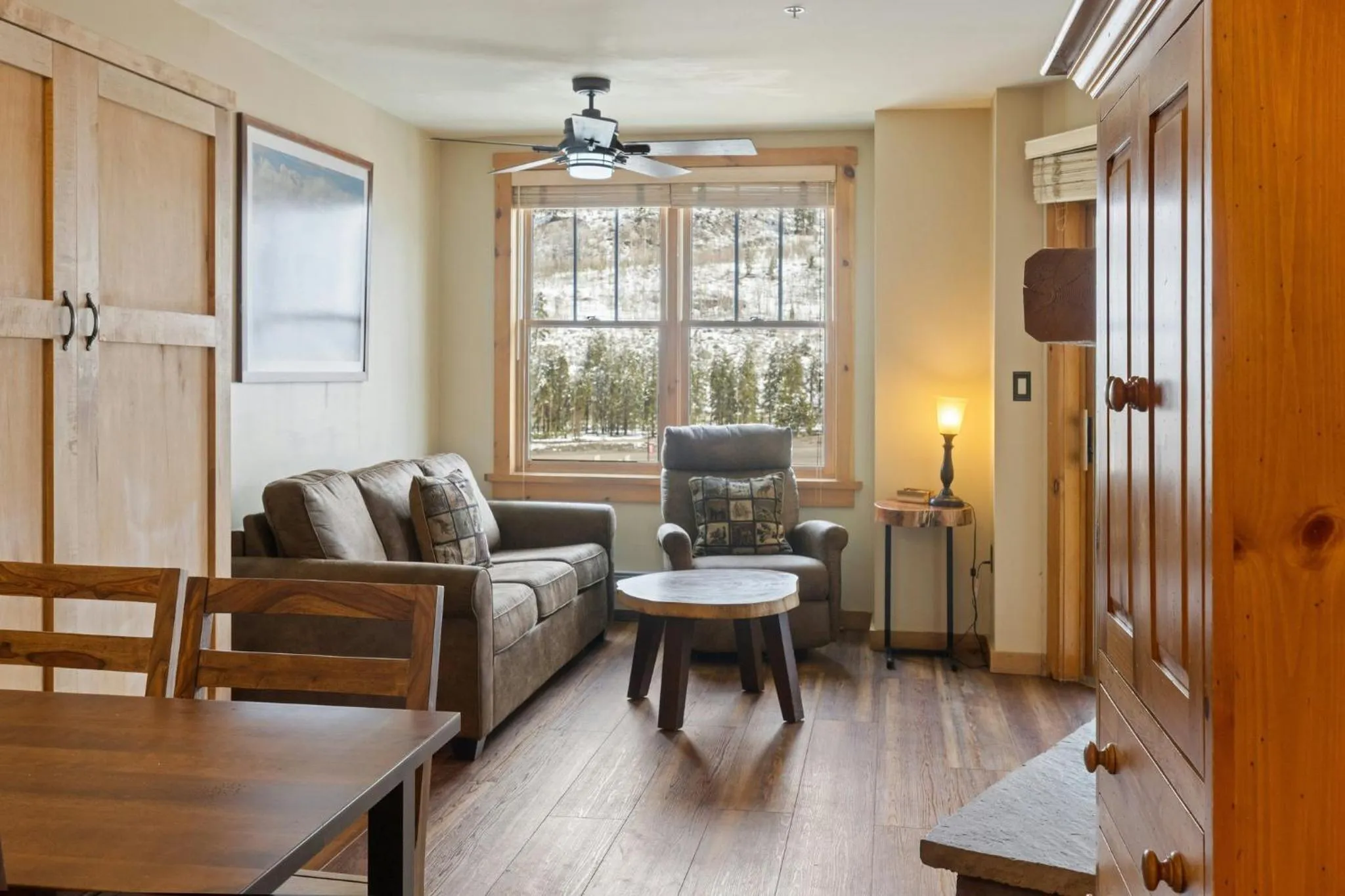 Living room in River Run Village by Vail Resorts