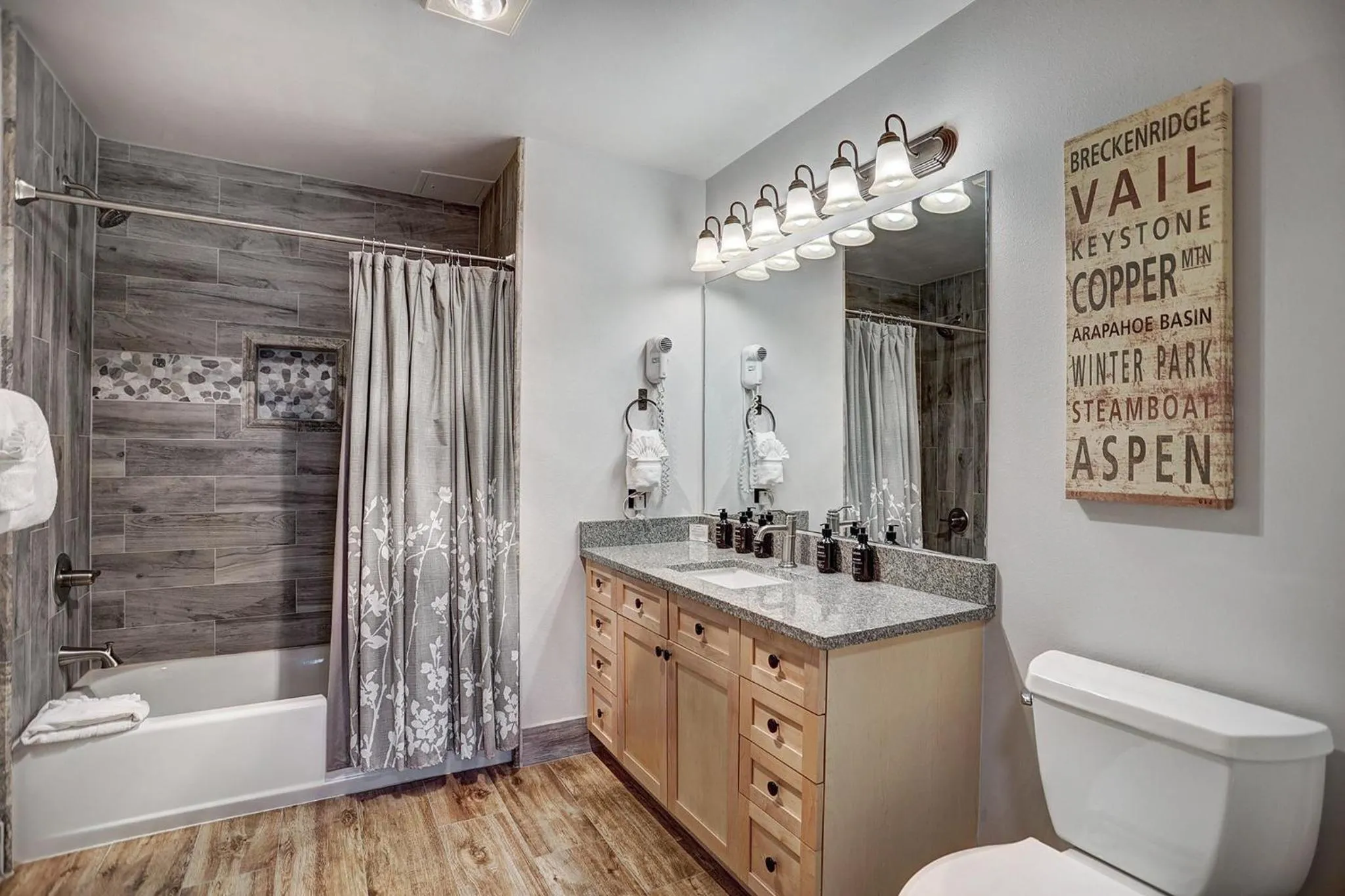 Bathroom in River Run Village by Vail Resorts