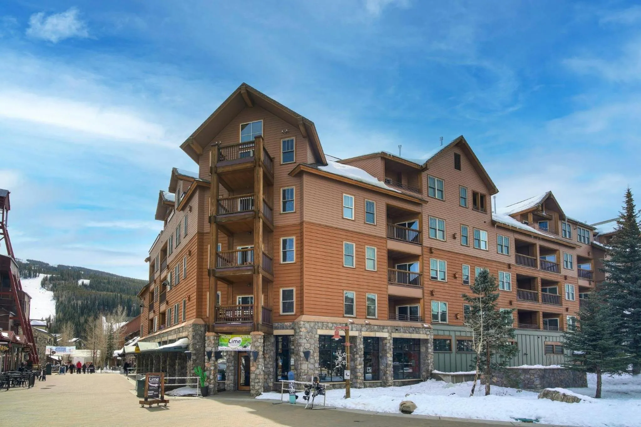 Property building in River Run Village by Vail Resorts