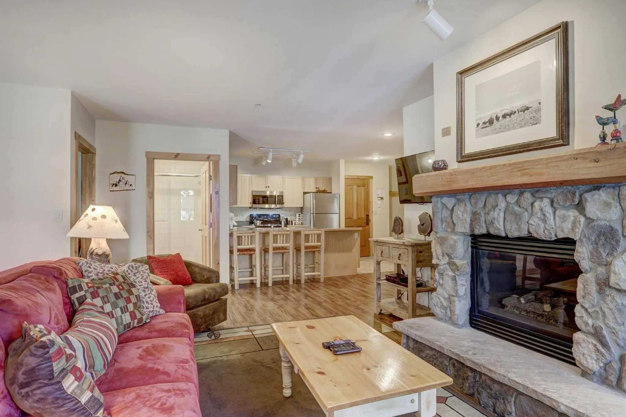 Living room in River Run Village by Vail Resorts