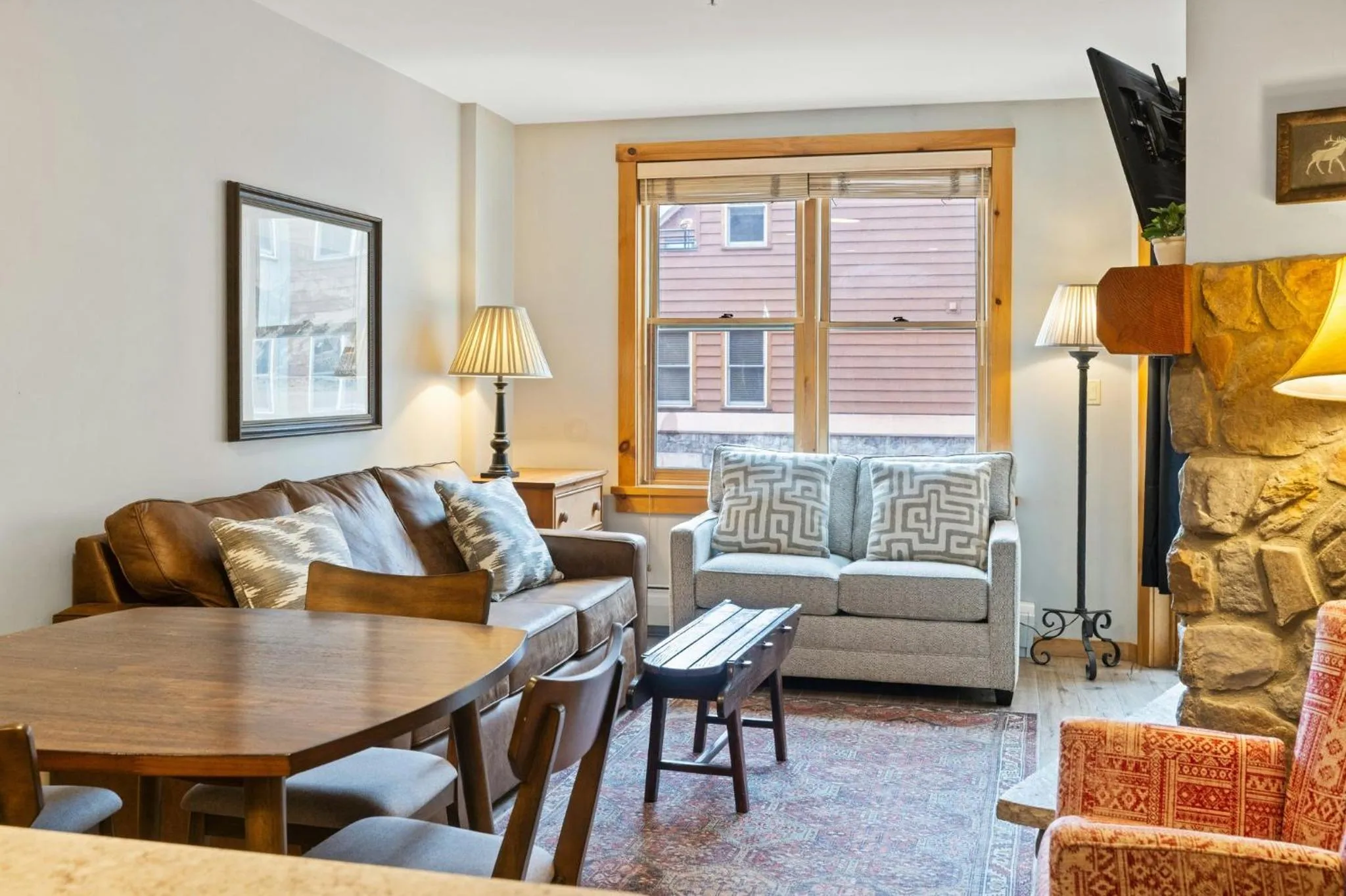 Living room in River Run Village by Vail Resorts