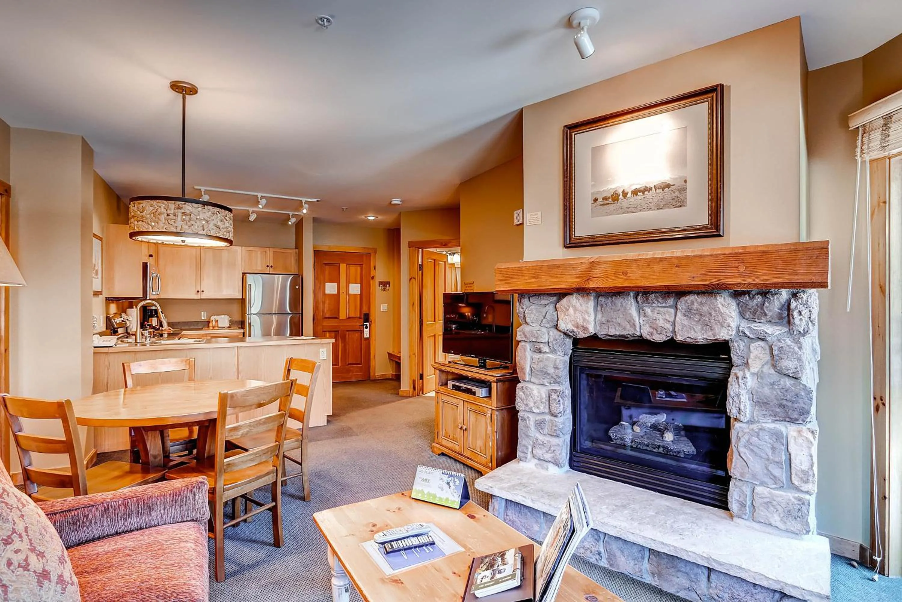 Living room in River Run Village by Vail Resorts