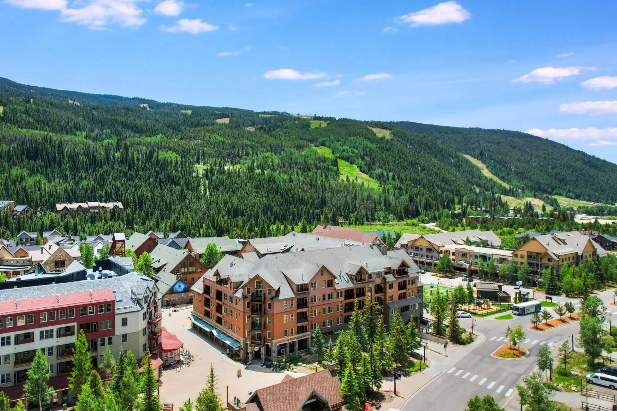 Property building in River Run Village by Vail Resorts