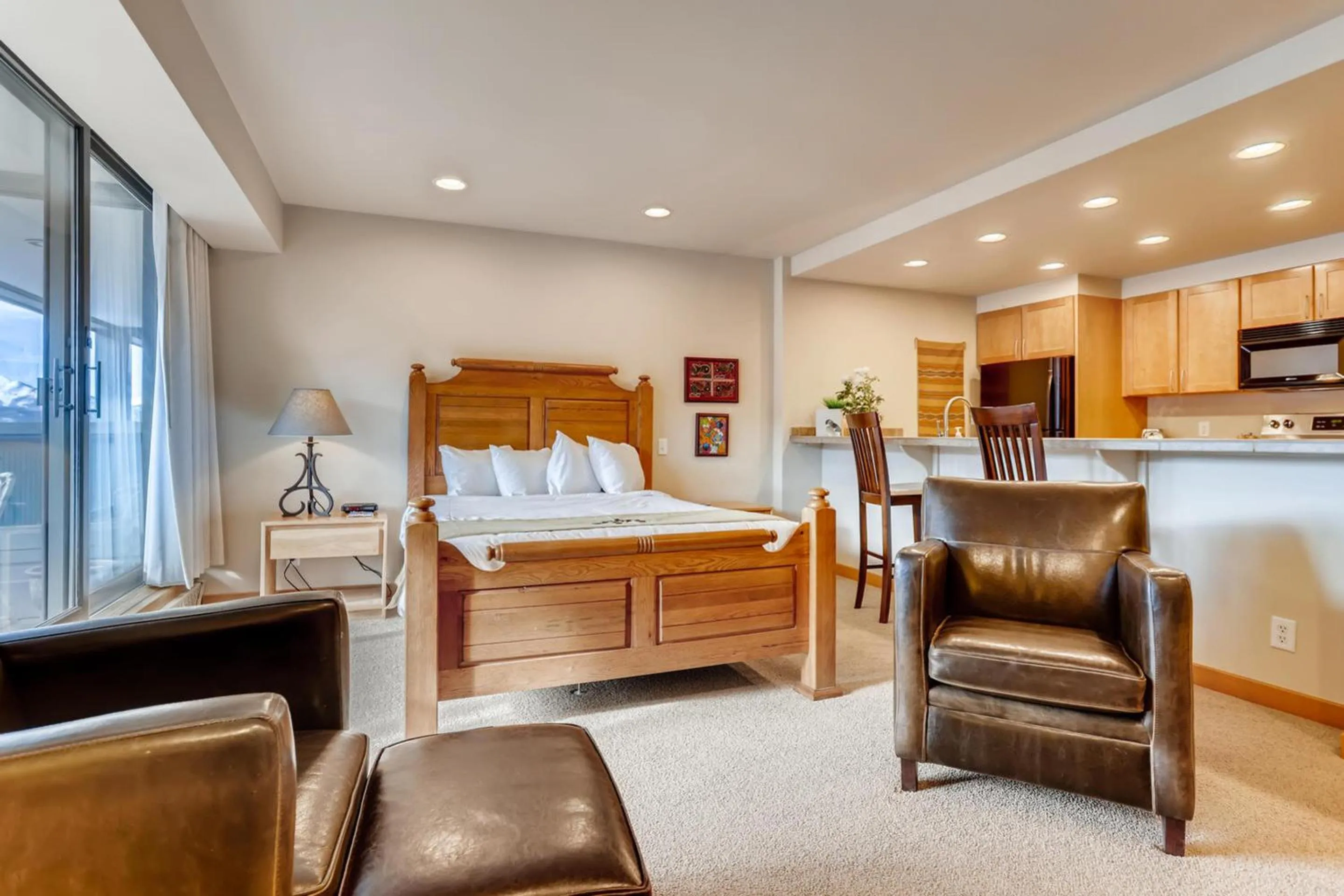 Living room in Aspen Ridge Condominiums by Vail Resorts