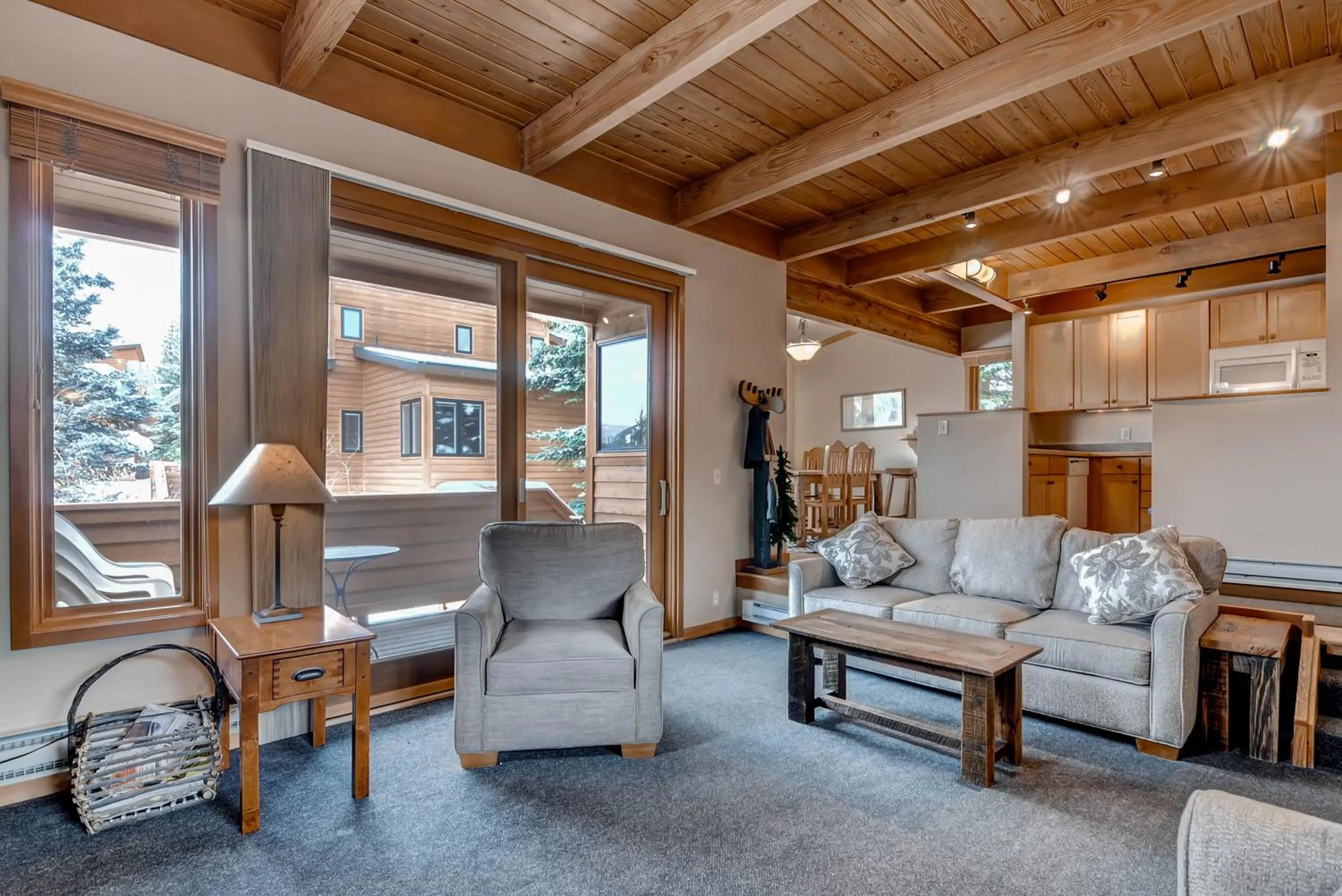 Living room in Aspen Ridge Condominiums by Vail Resorts