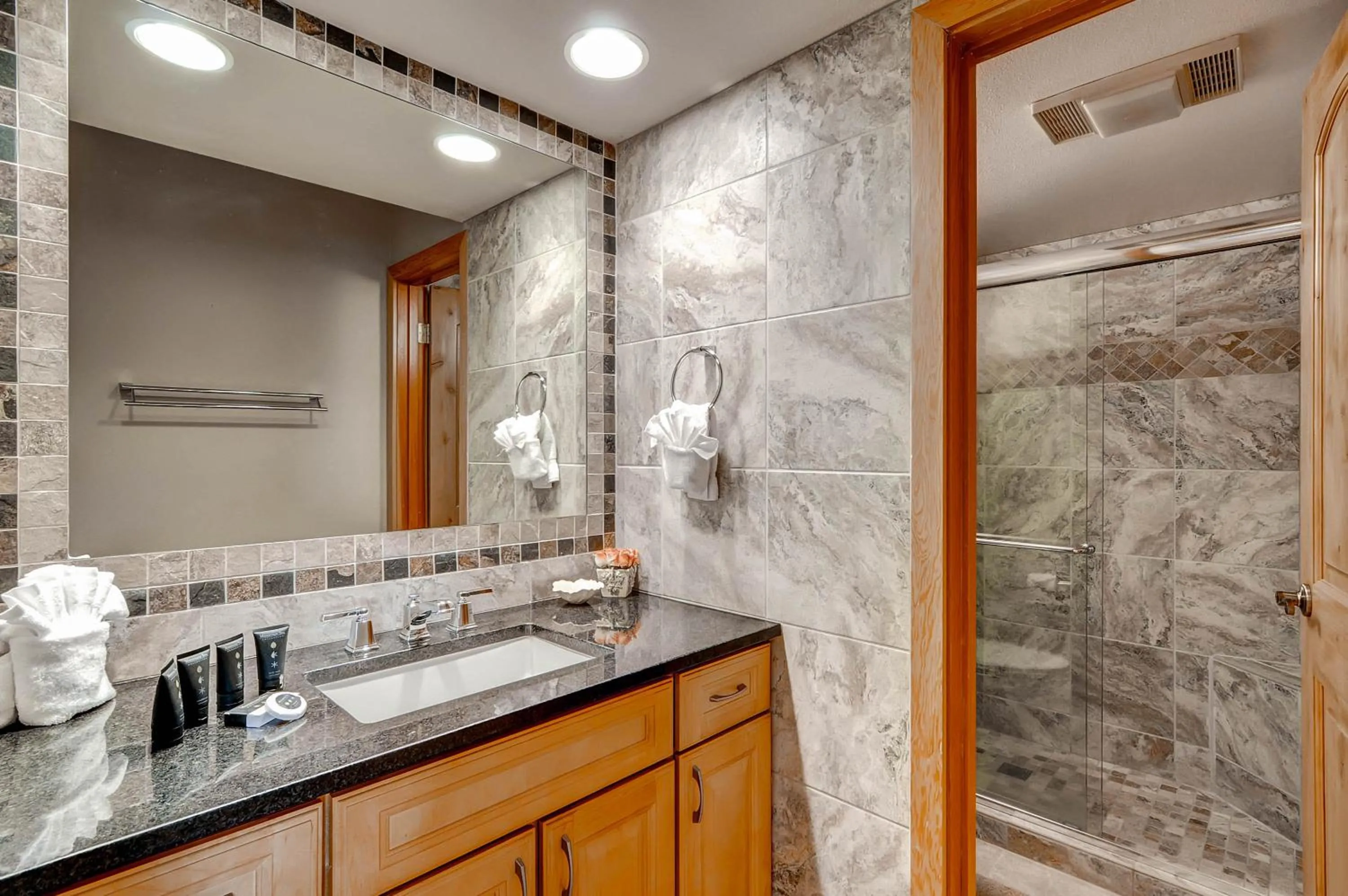 Bathroom in Aspen Ridge Condominiums by Vail Resorts