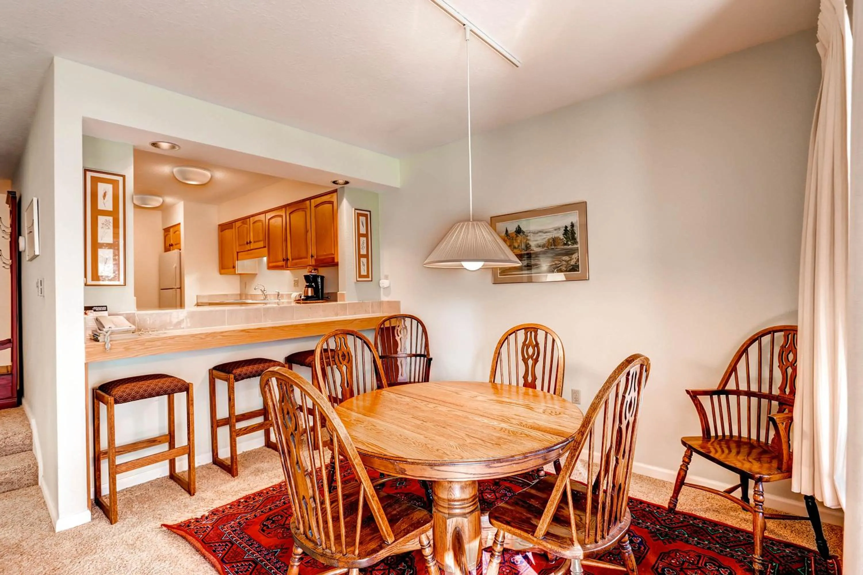 Dining area in Aspen Ridge Condominiums by Vail Resorts