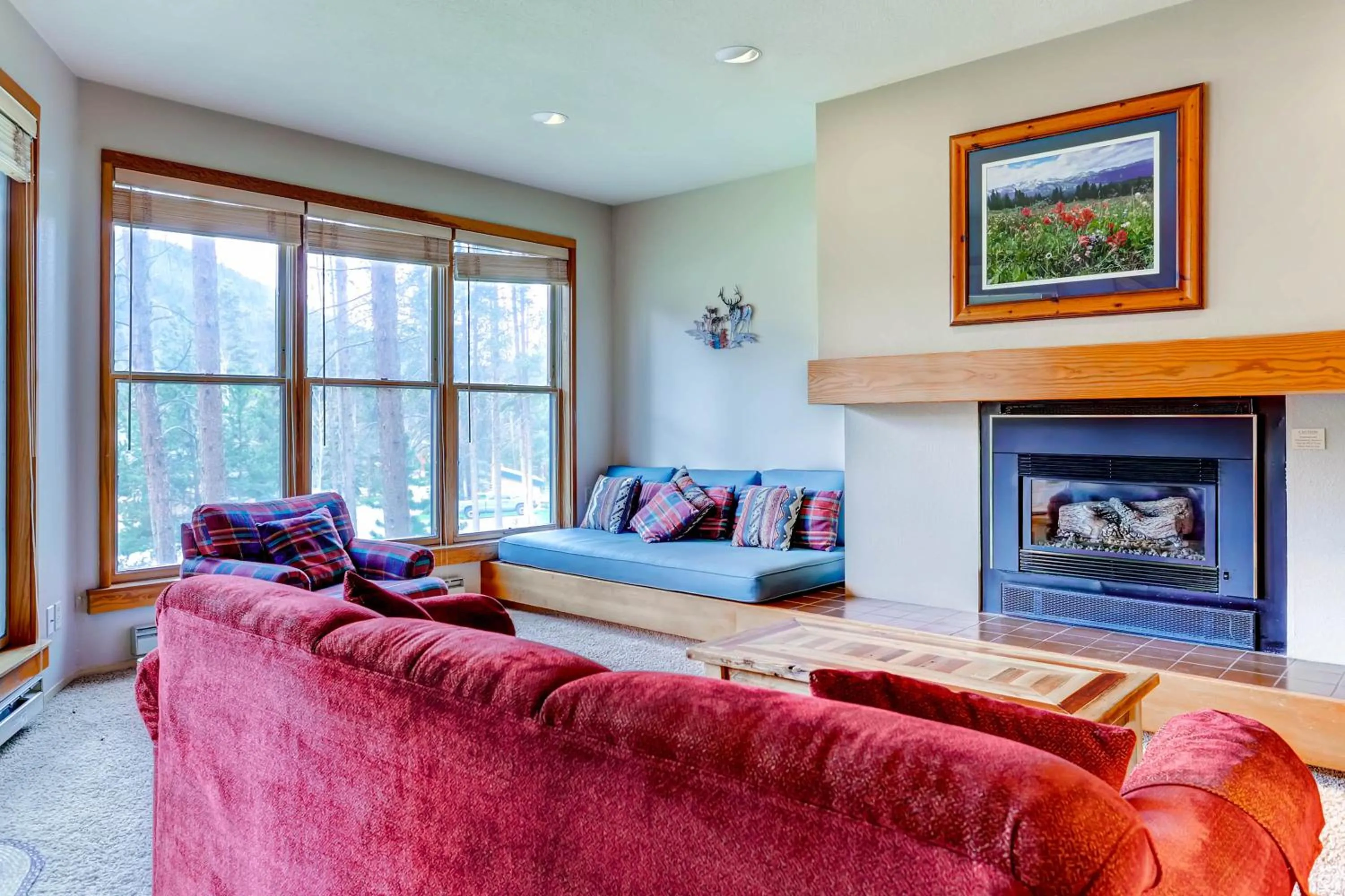 Living room in Aspen Ridge Condominiums by Vail Resorts