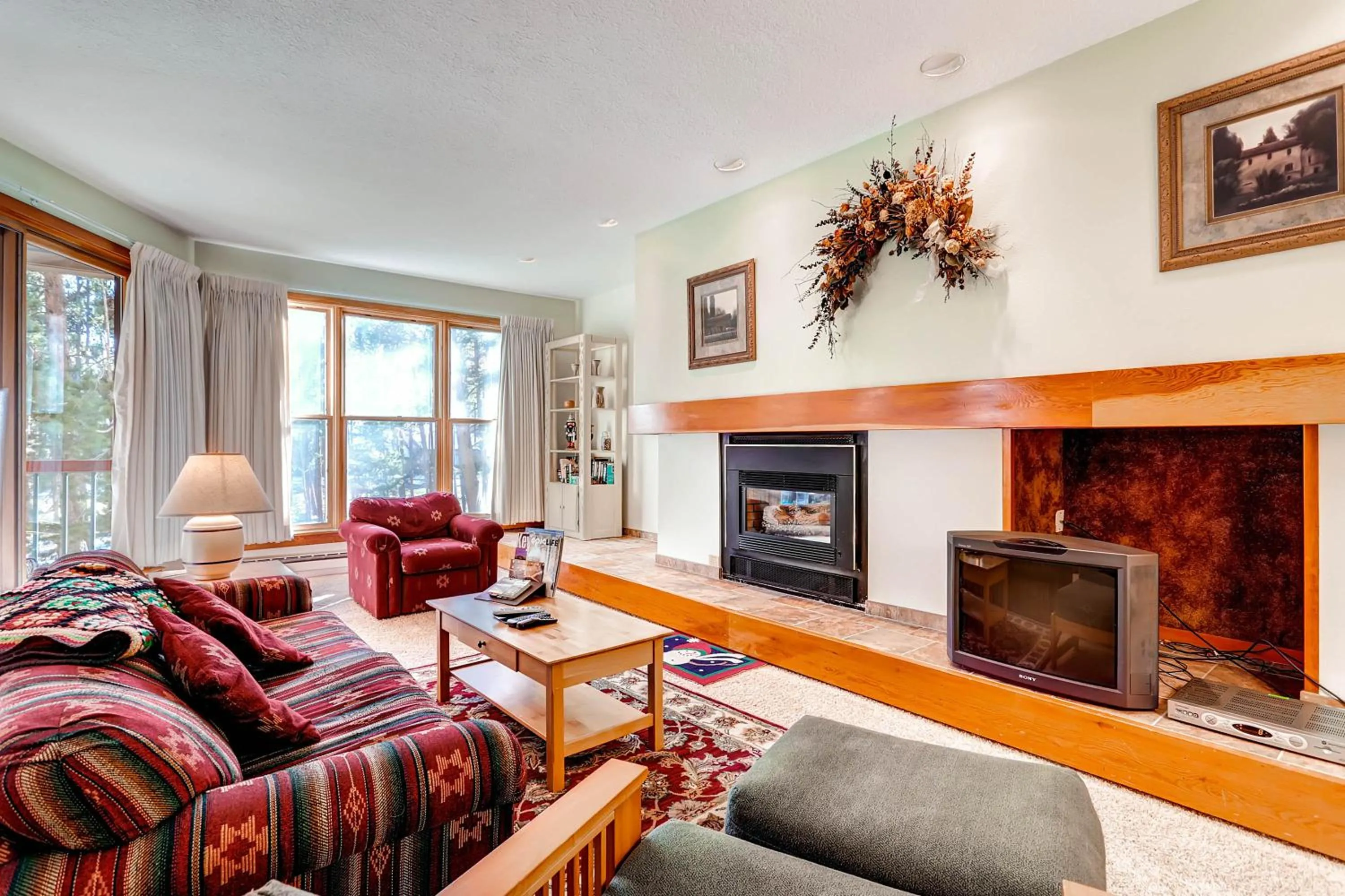 Living room in Aspen Ridge Condominiums by Vail Resorts