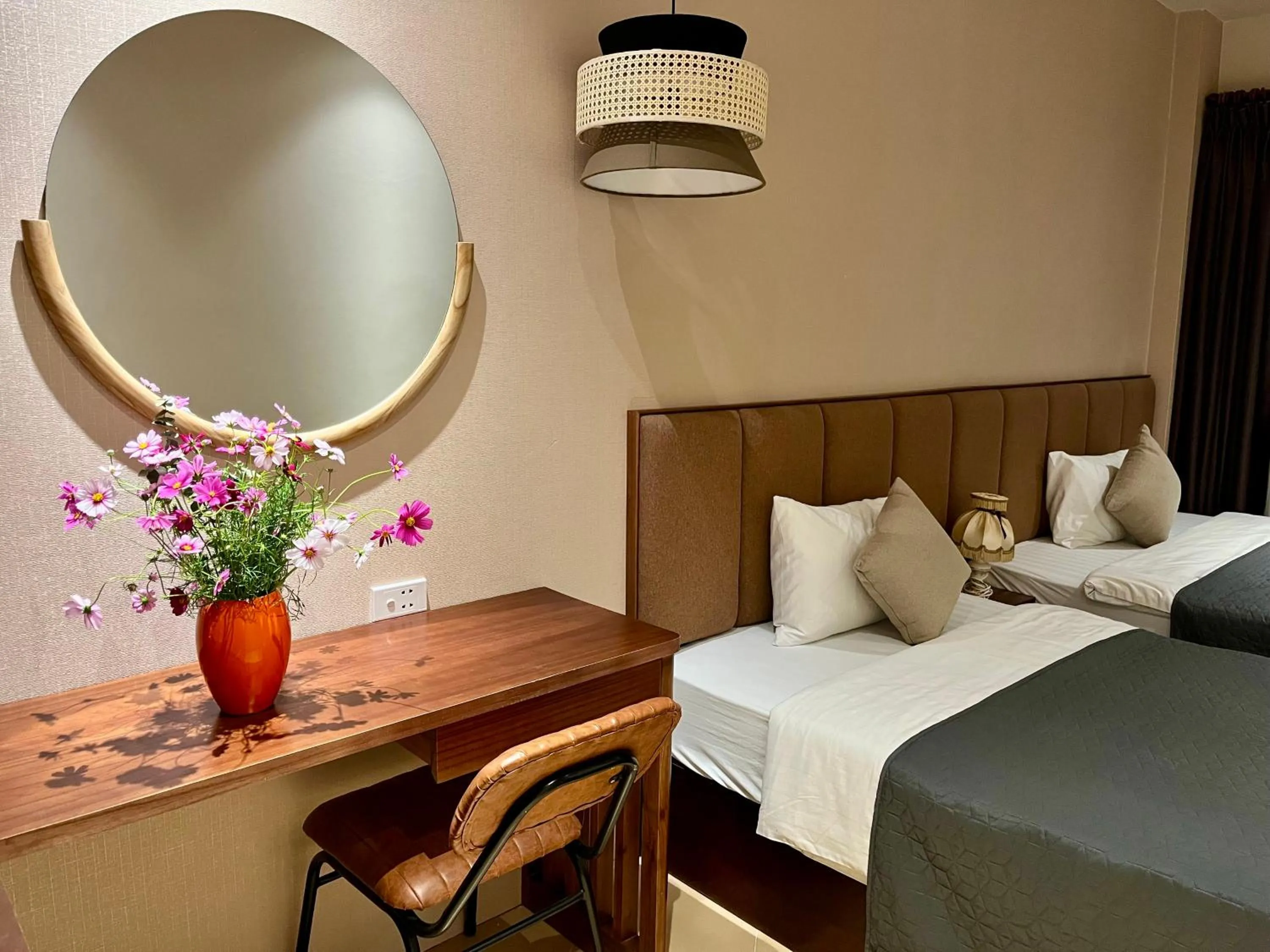 Bed in Hanoi Street Hotel