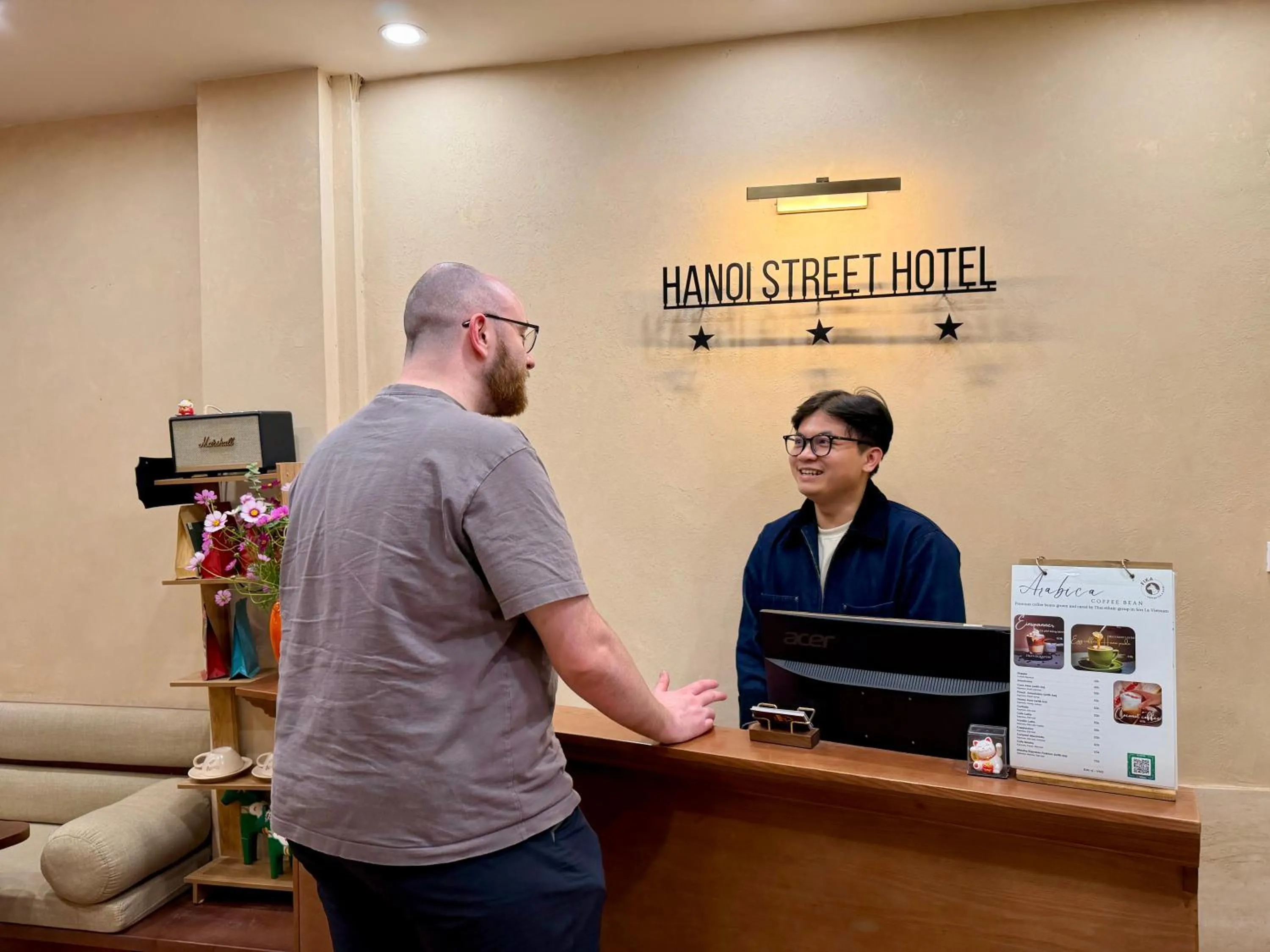 Property building in Hanoi Street Hotel