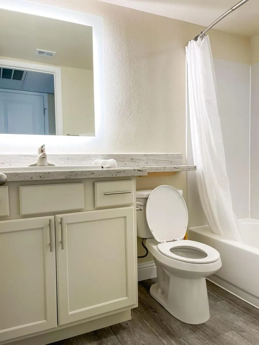 Bathroom in Sleepover 1BD 1BA Oklahoma City Apartments
