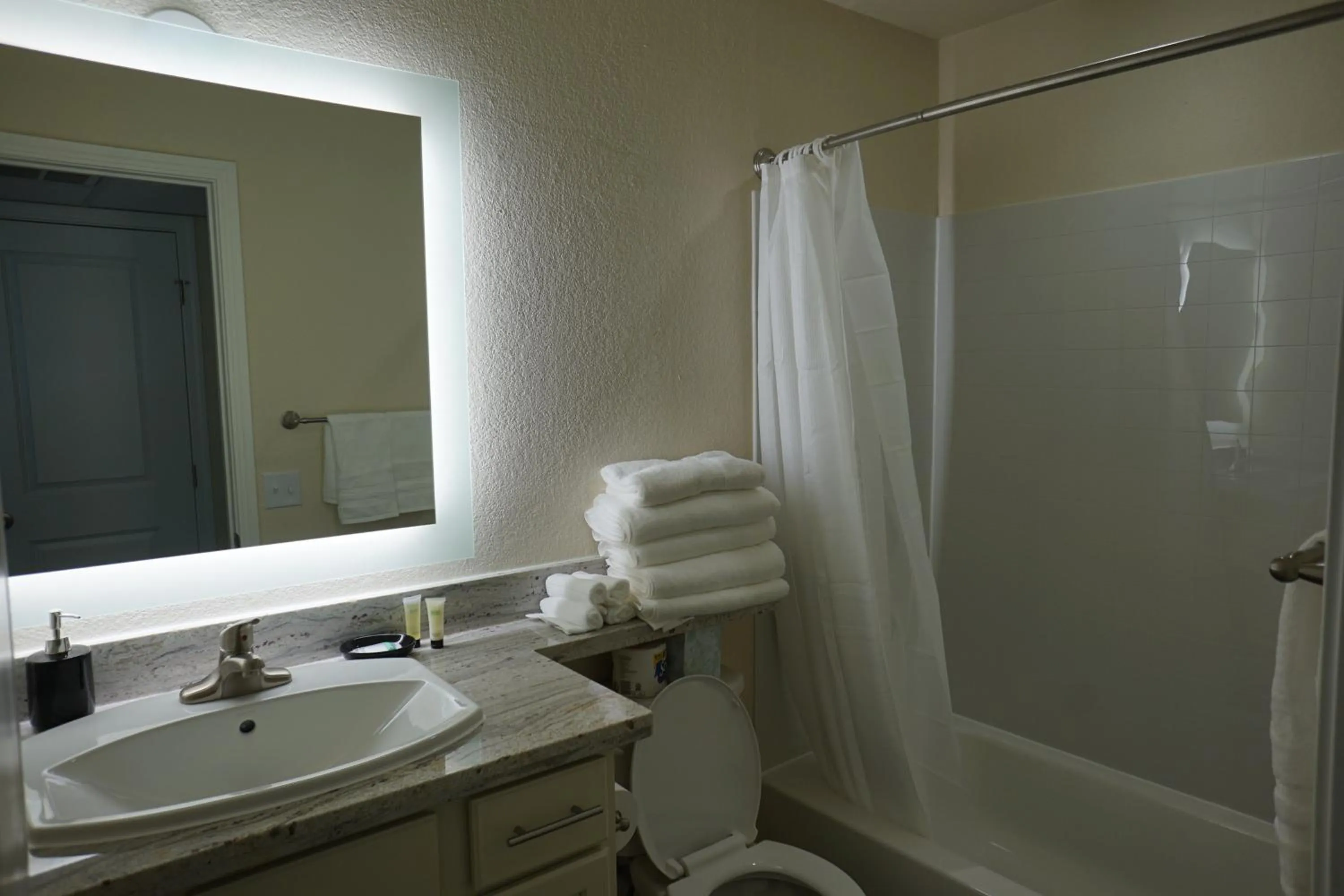 Bathroom in Sleepover 1BD 1BA Oklahoma City Apartments
