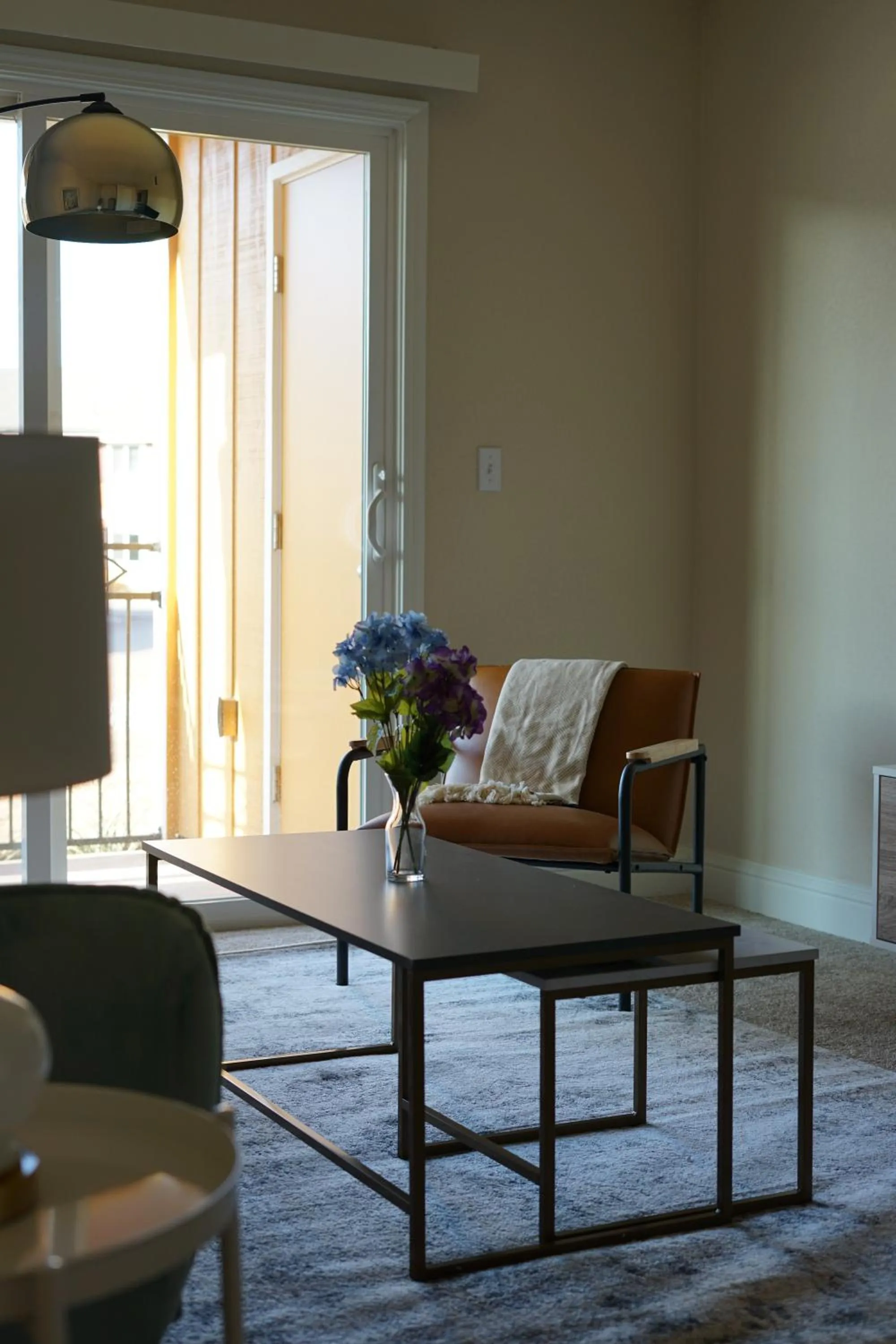 Living room in Sleepover 1BD 1BA Oklahoma City Apartments