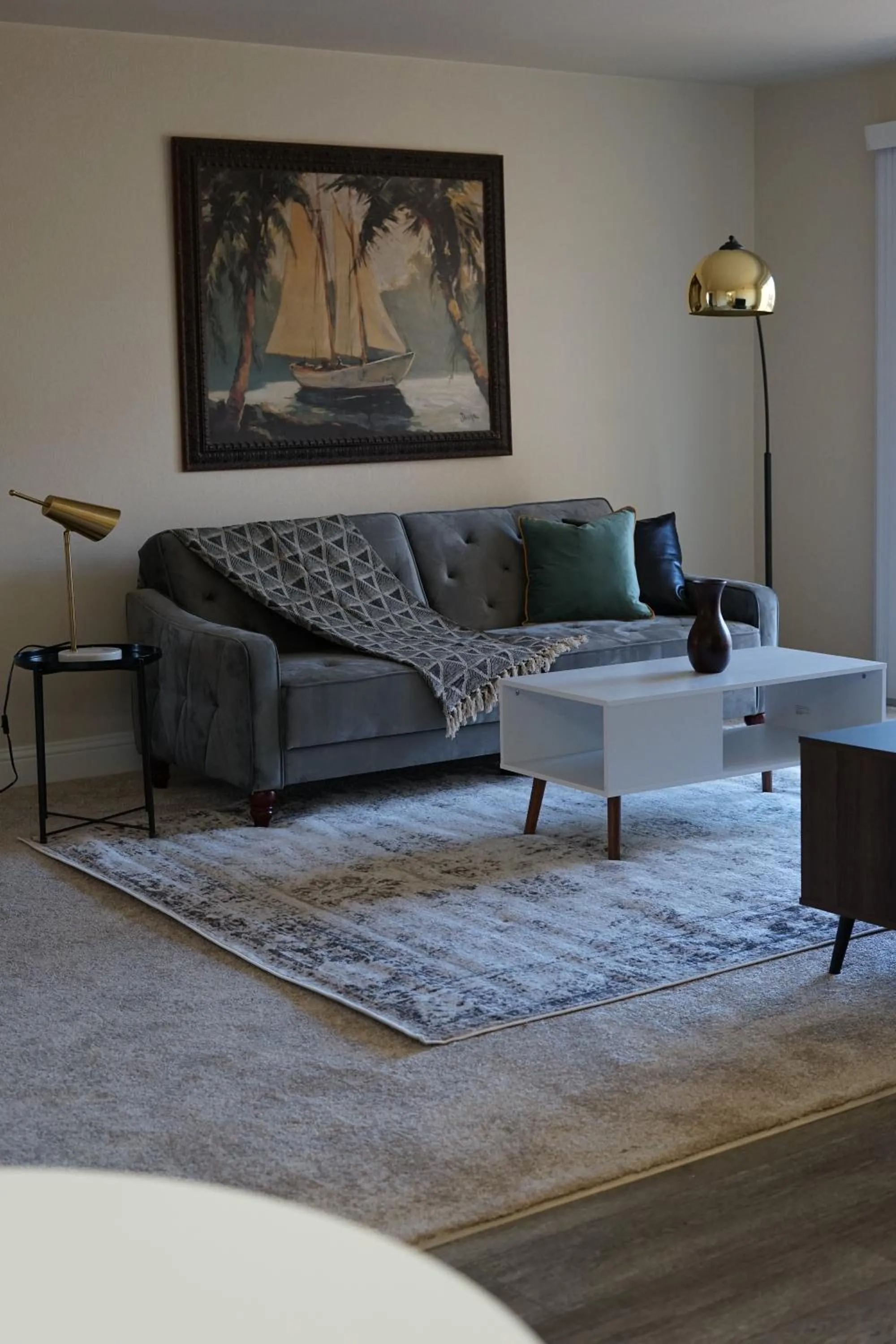 Seating area in Sleepover 1BD 1BA Oklahoma City Apartments