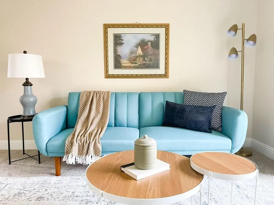 Living room in Sleepover 1BD 1BA Oklahoma City Apartments