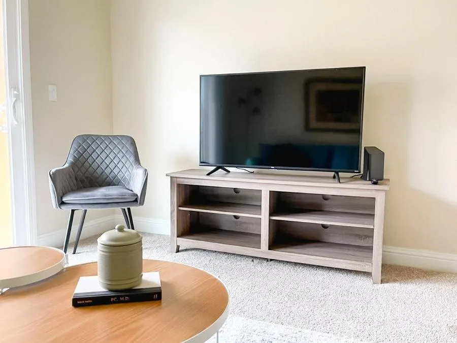 Living room in Sleepover 1BD 1BA Oklahoma City Apartments