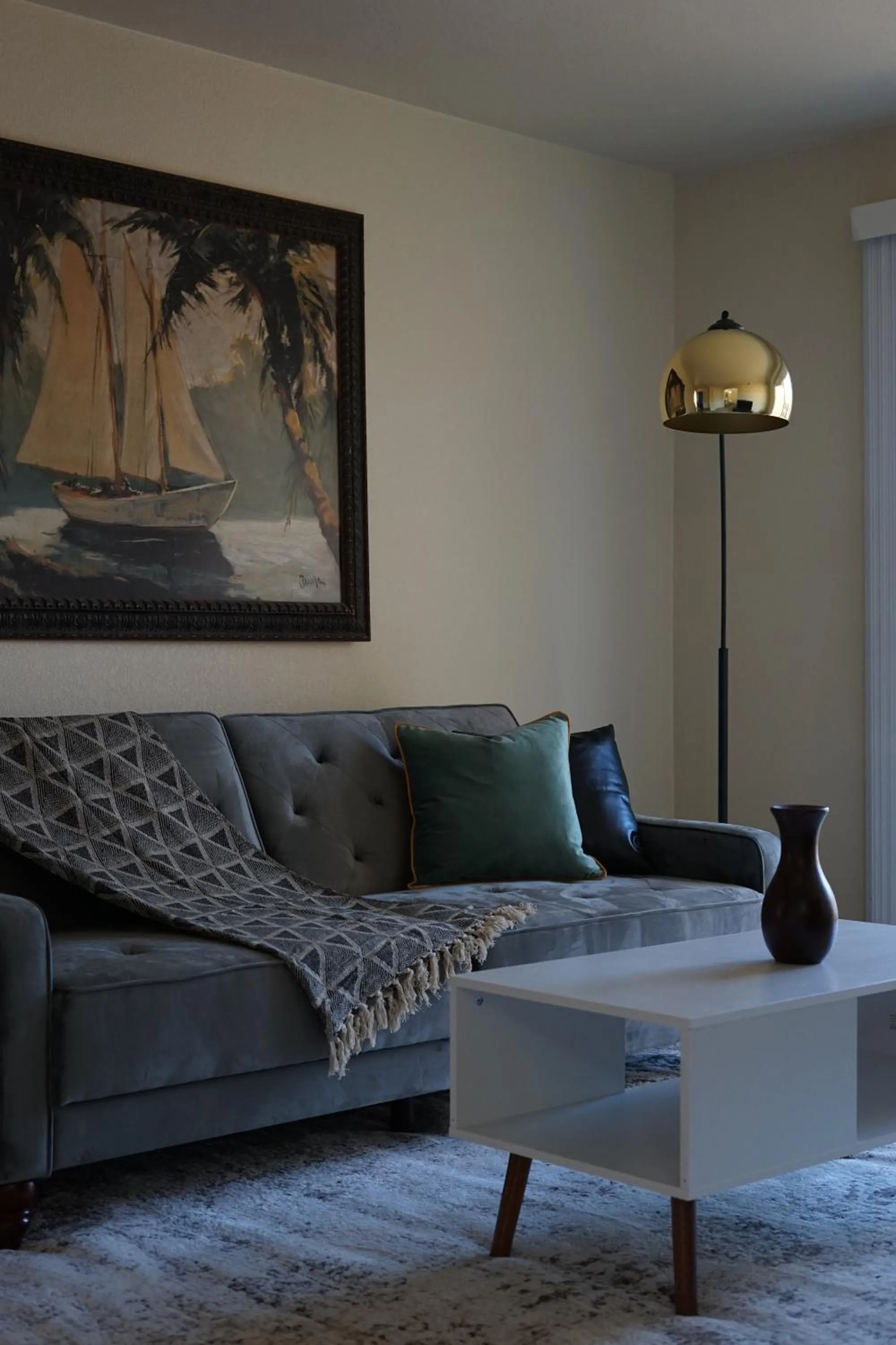 Living room in Sleepover 1BD 1BA Oklahoma City Apartments