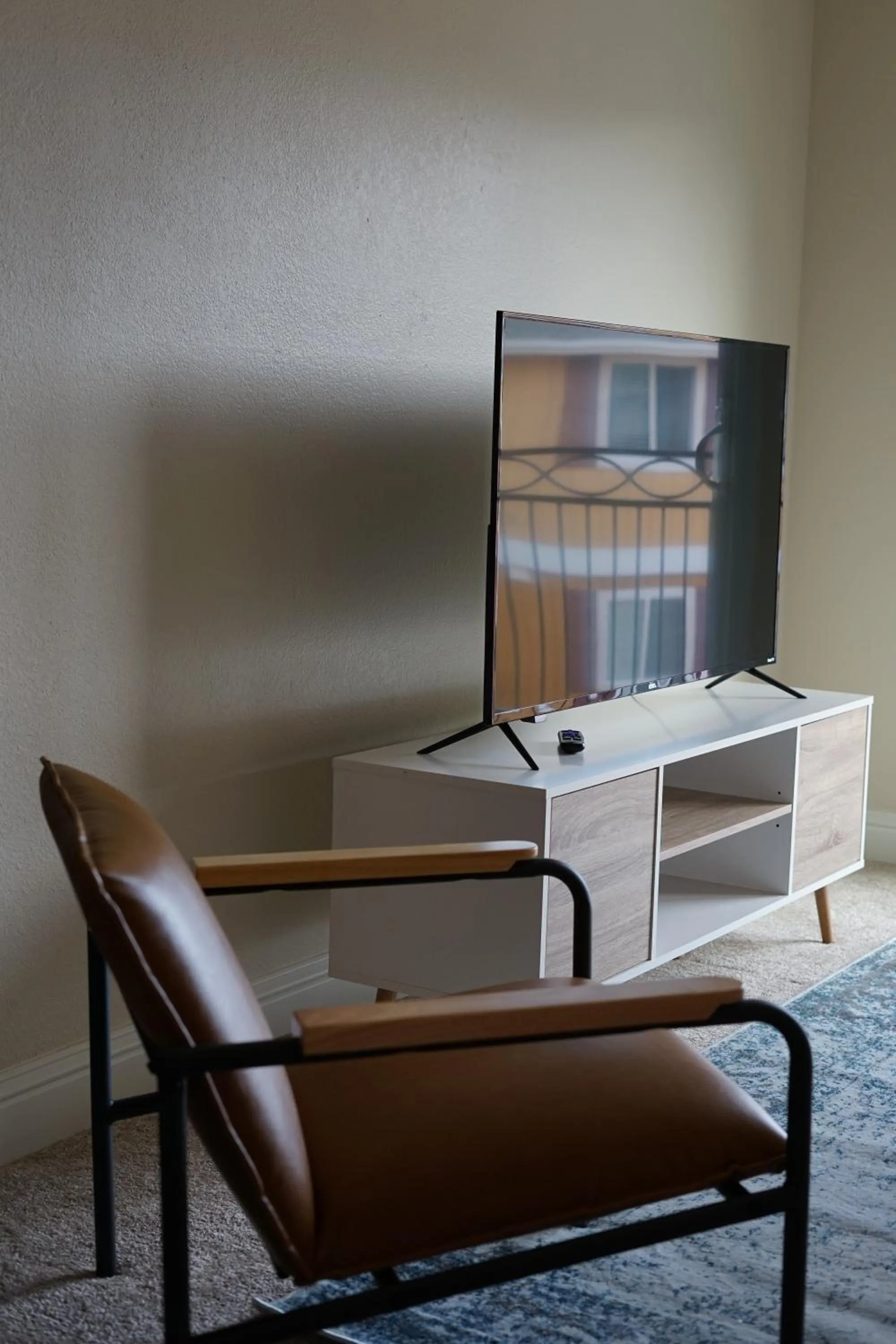 Living room in Sleepover 1BD 1BA Oklahoma City Apartments