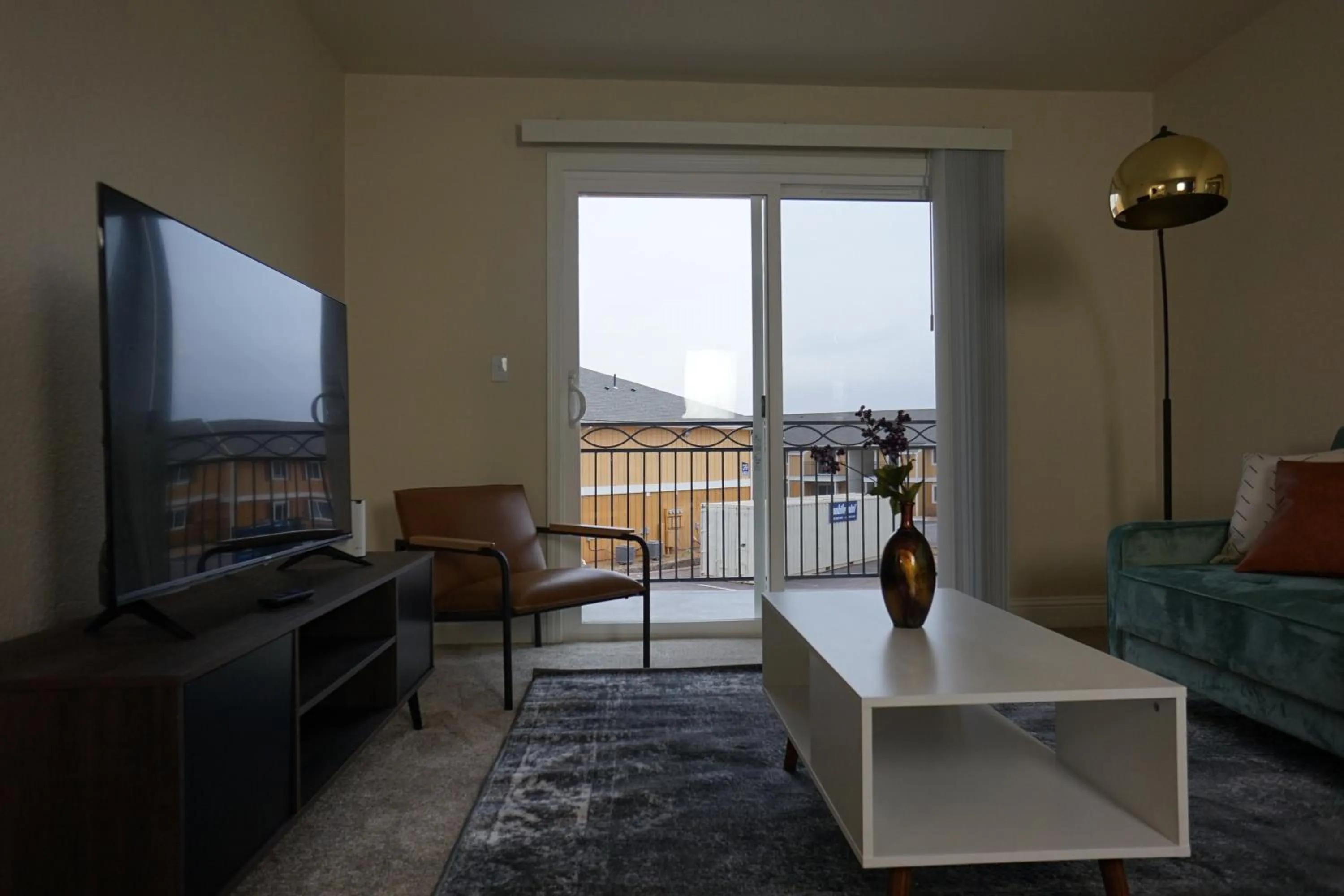 Living room in Sleepover 1BD 1BA Oklahoma City Apartments