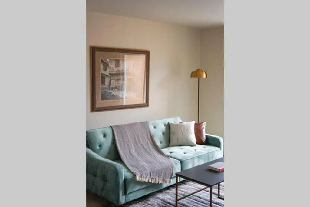 Living room in Sleepover 1BD 1BA Oklahoma City Apartments