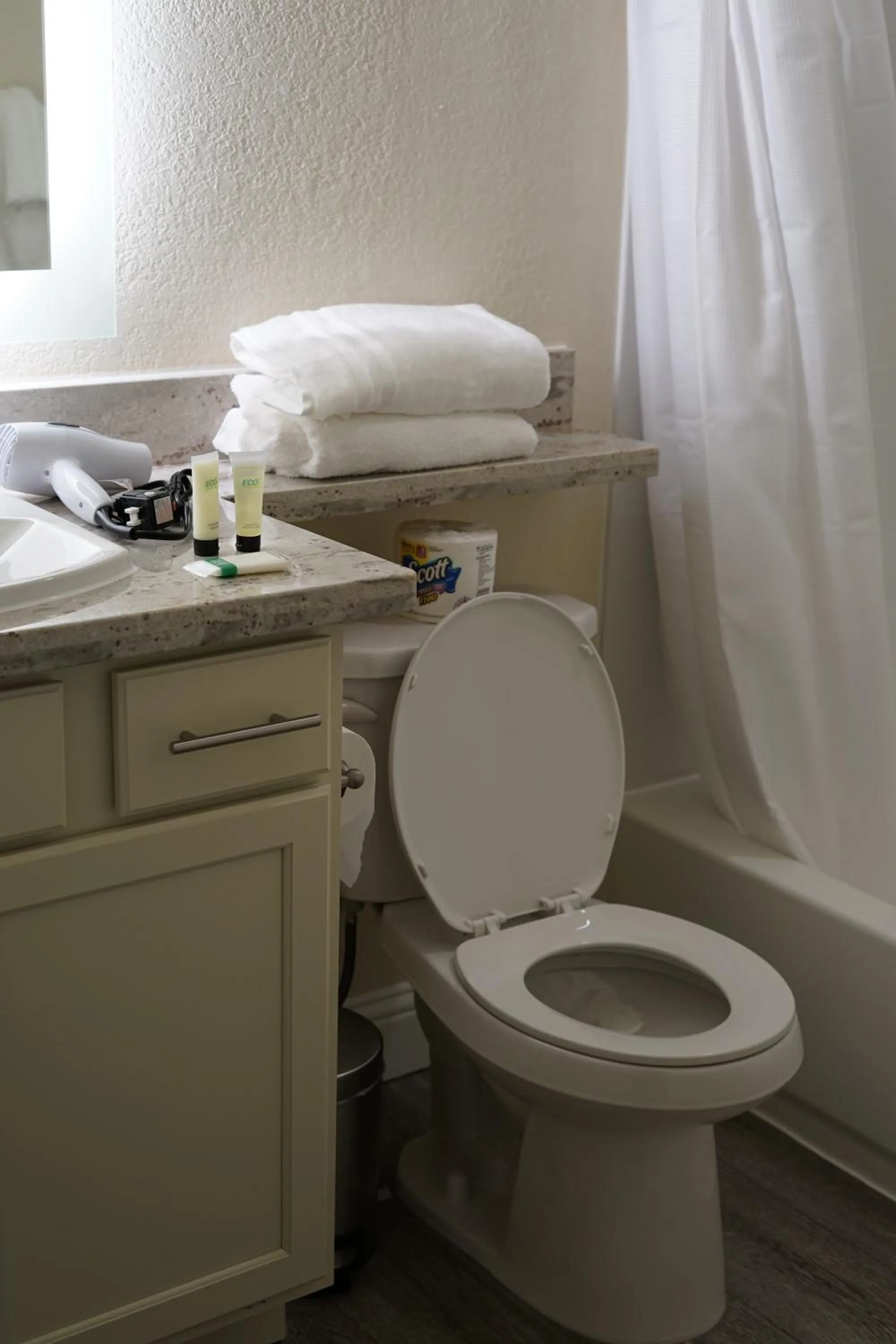 Bathroom in Sleepover 1BD 1BA Oklahoma City Apartments