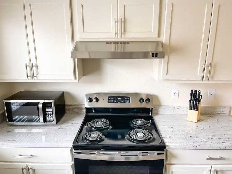 Kitchen or kitchenette in Sleepover 1BD 1BA Oklahoma City Apartments