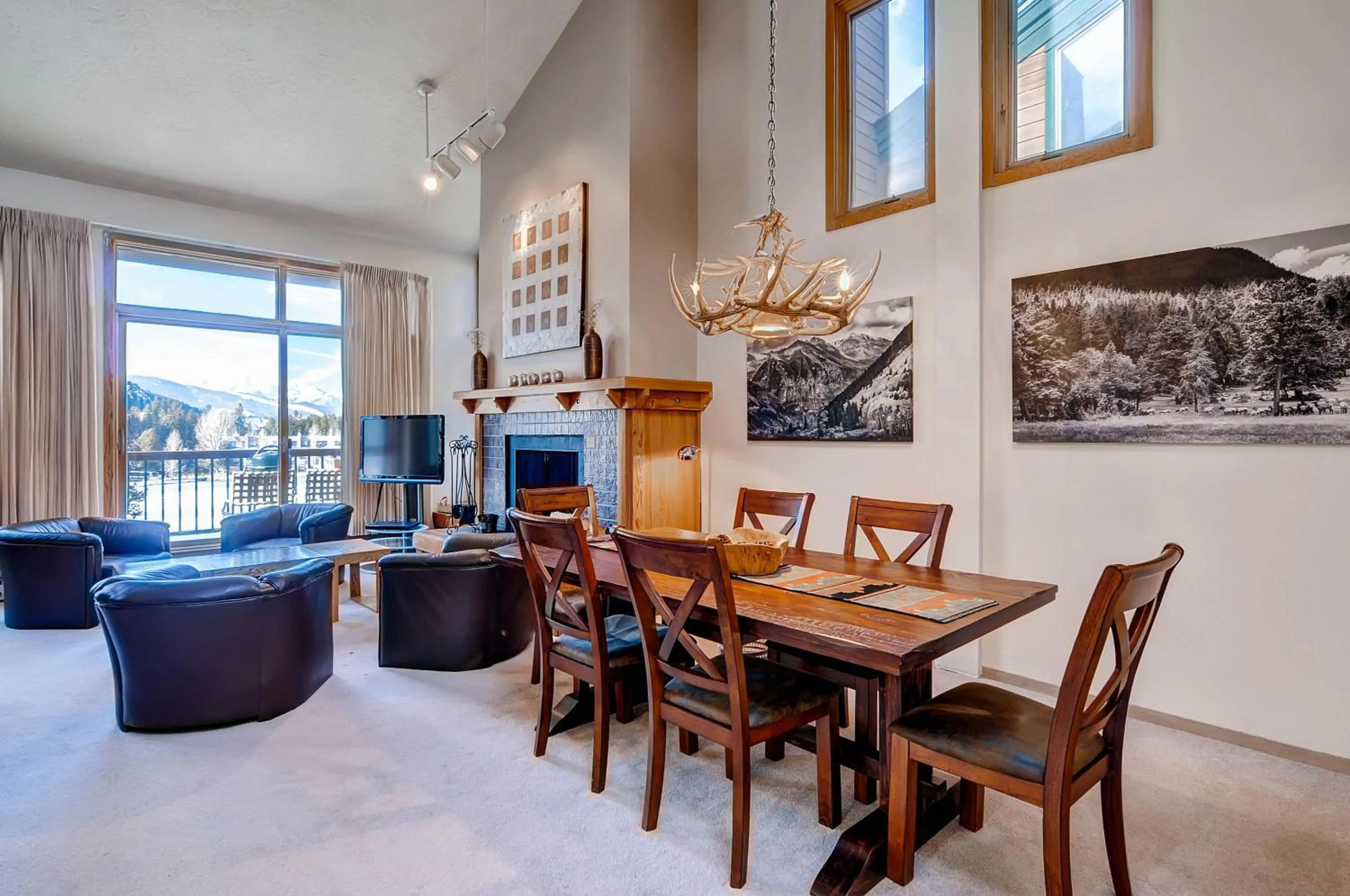 Living room in Lakeside Village by Vail Resorts