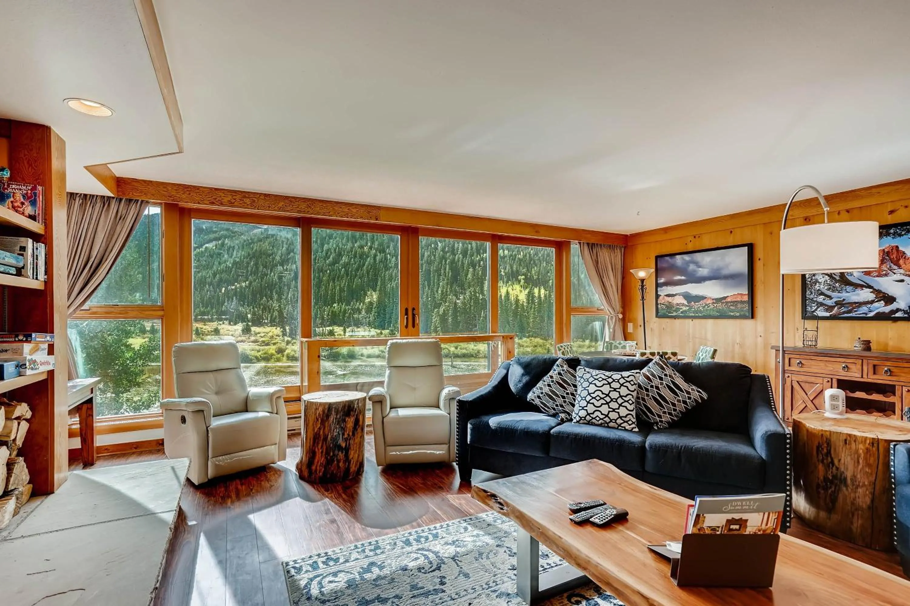 Living room in Lakeside Village by Vail Resorts