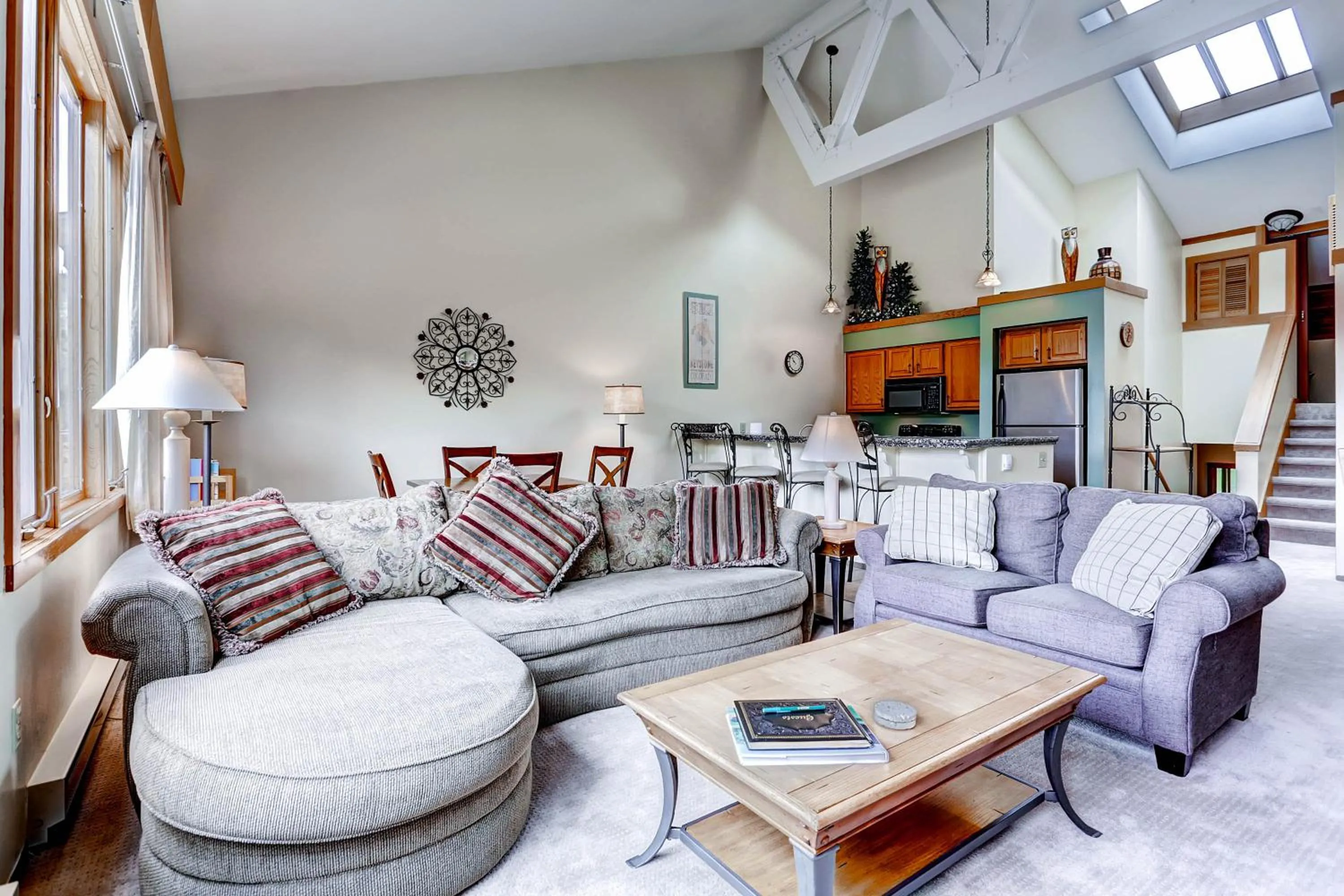 Living room in Lakeside Village by Vail Resorts