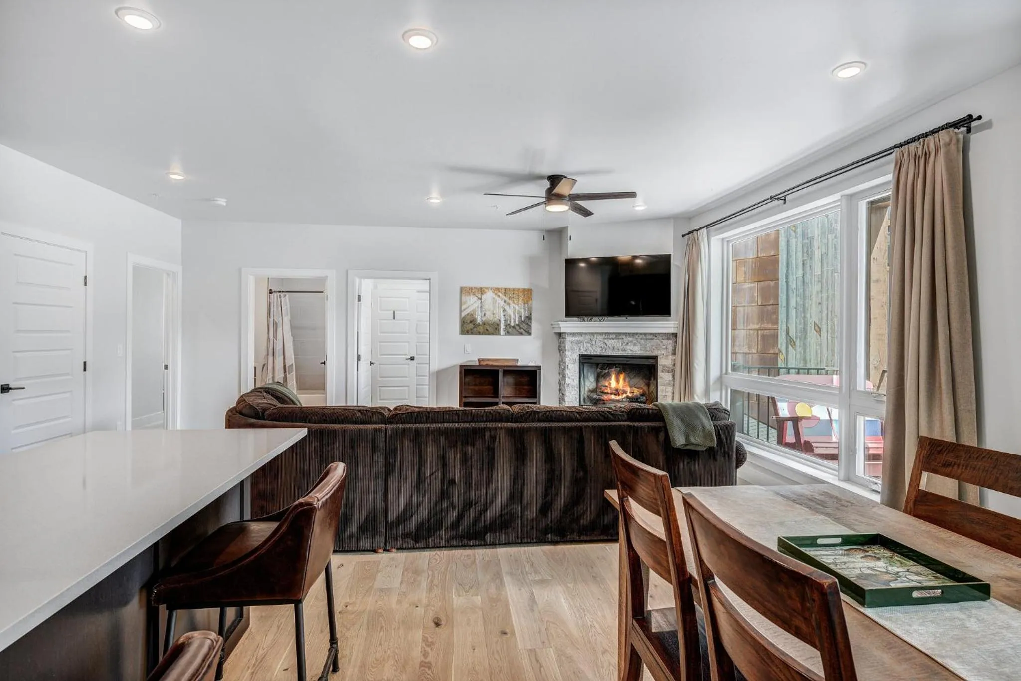 Living room in Lakeside Village by Vail Resorts