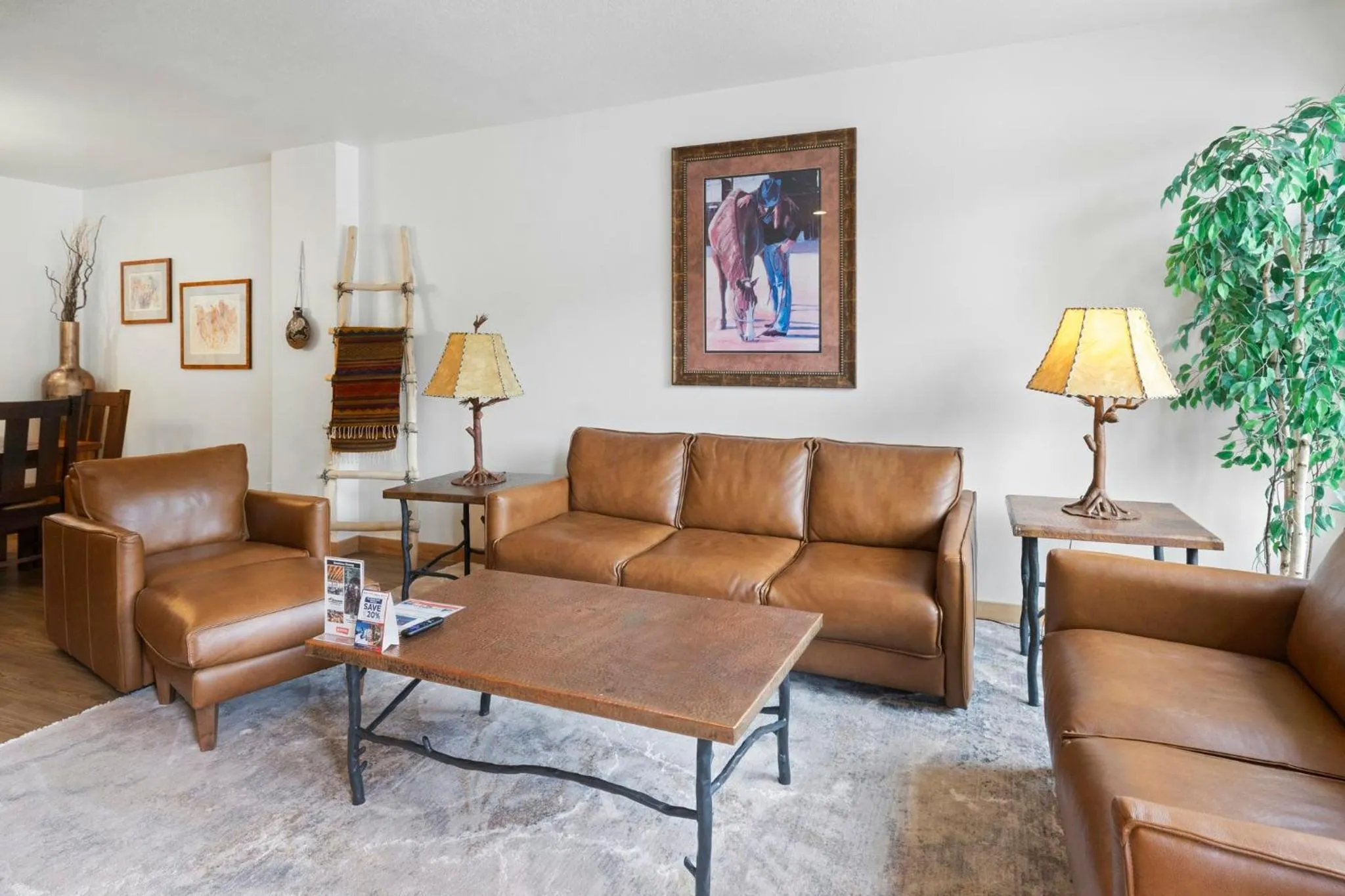 Living room in Lakeside Village by Vail Resorts