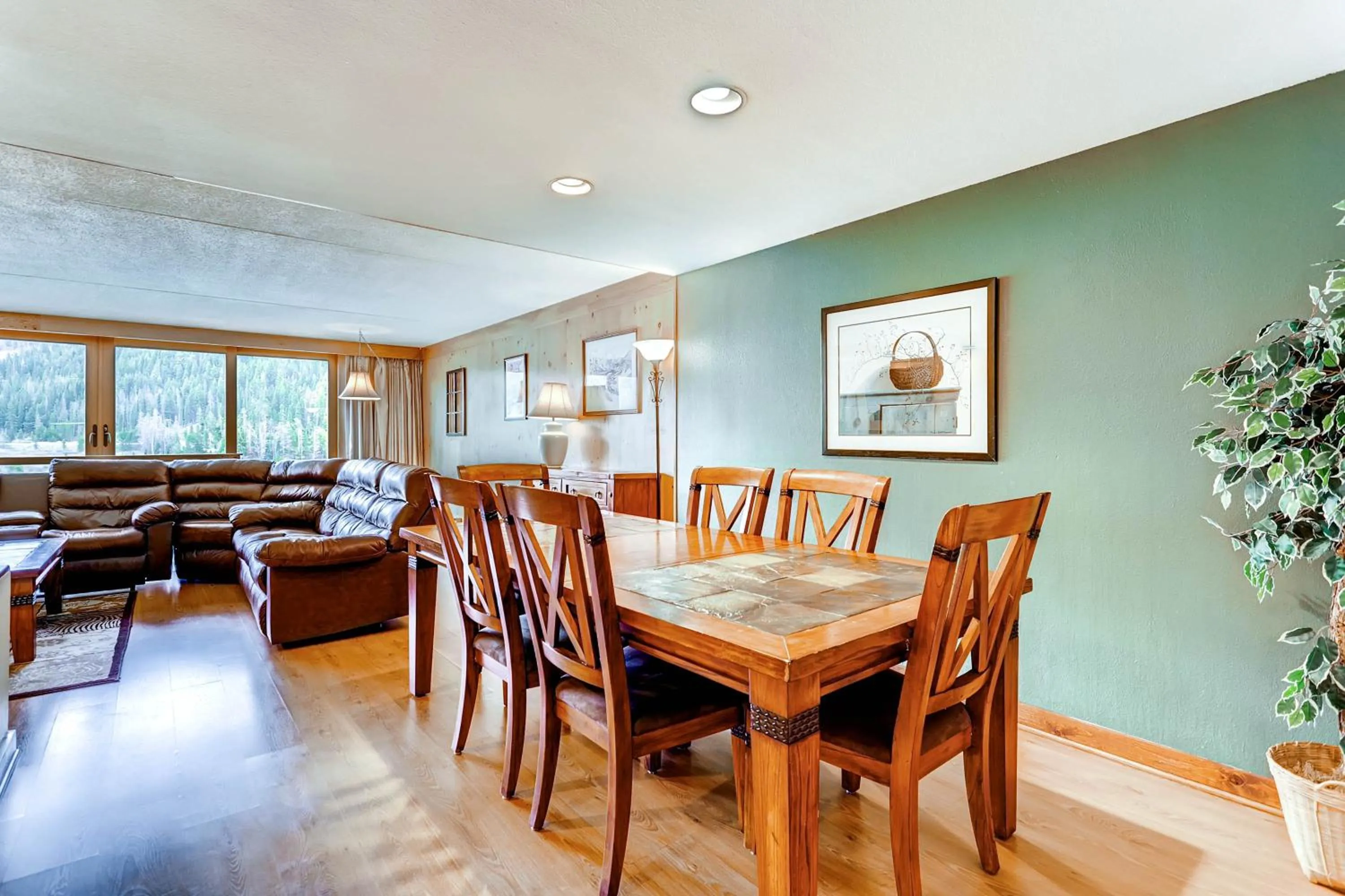 Dining area in Lakeside Village by Vail Resorts